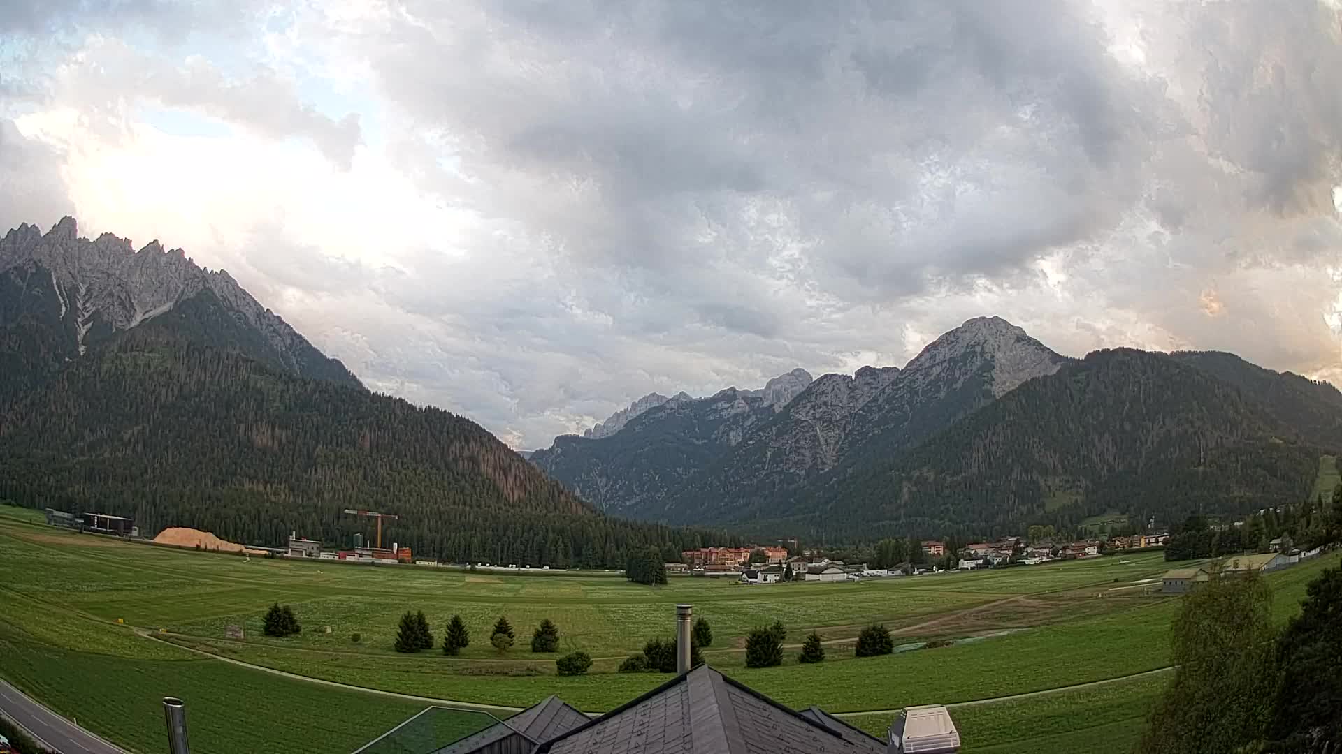 Webcam Toblach Dolomites – Vue depuis l’Hôtel Rosengarten
