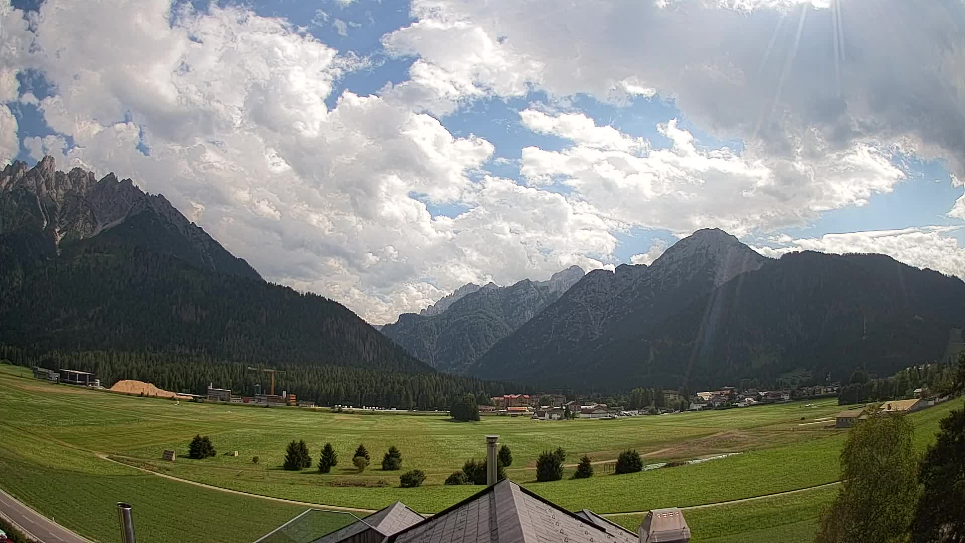 Webcam Toblach Dolomites – Vue depuis l’Hôtel Rosengarten