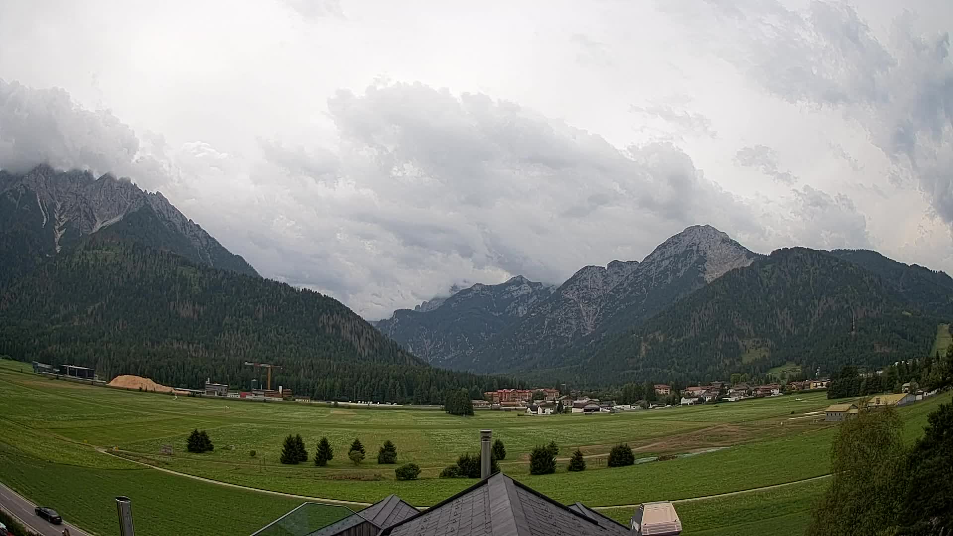Webcam Toblach Dolomites – Vue depuis l’Hôtel Rosengarten