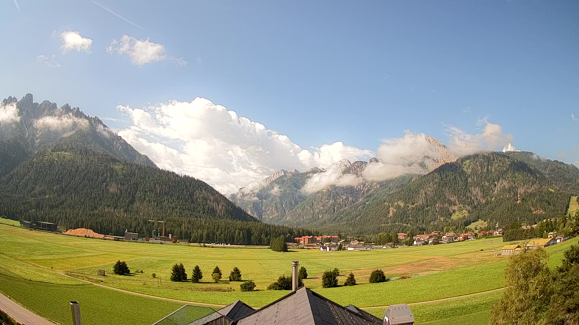 Webcam Toblach Dolomiten – Blick vom Hotel Rosengarten