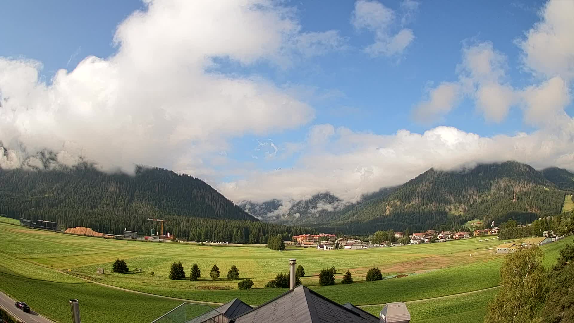 Webcam Toblach Dolomitas – Vista desde el Hotel Rosengarten