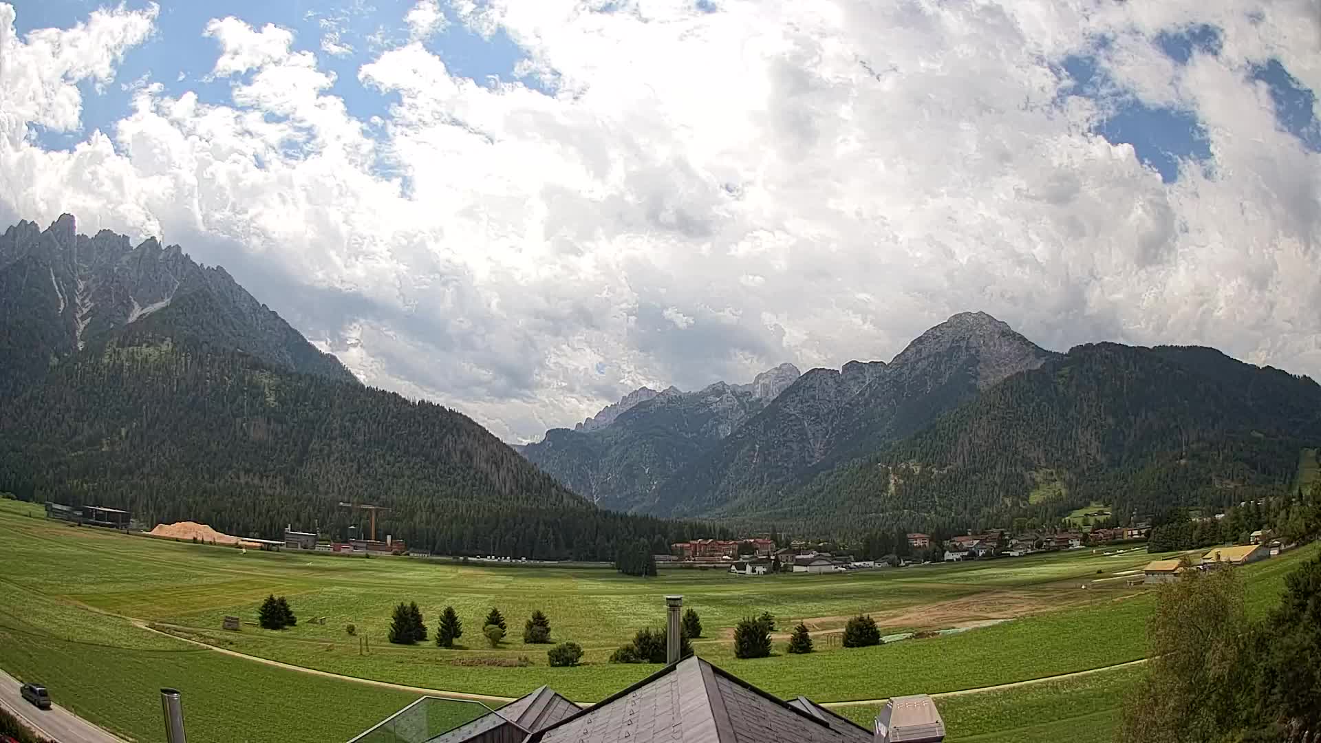 Webcam Toblach Dolomiten – Blick vom Hotel Rosengarten