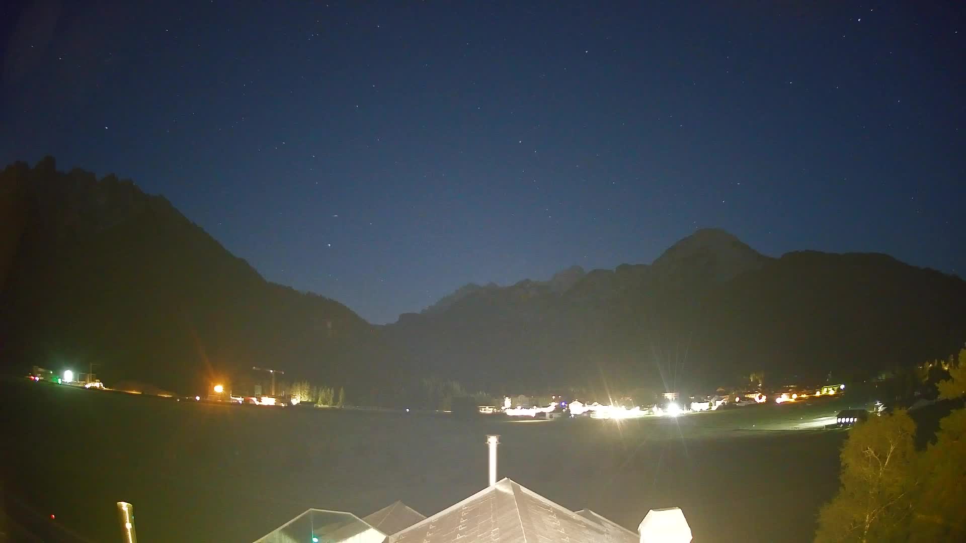 Webcam Toblach Dolomites – View from Hotel Rosengarten
