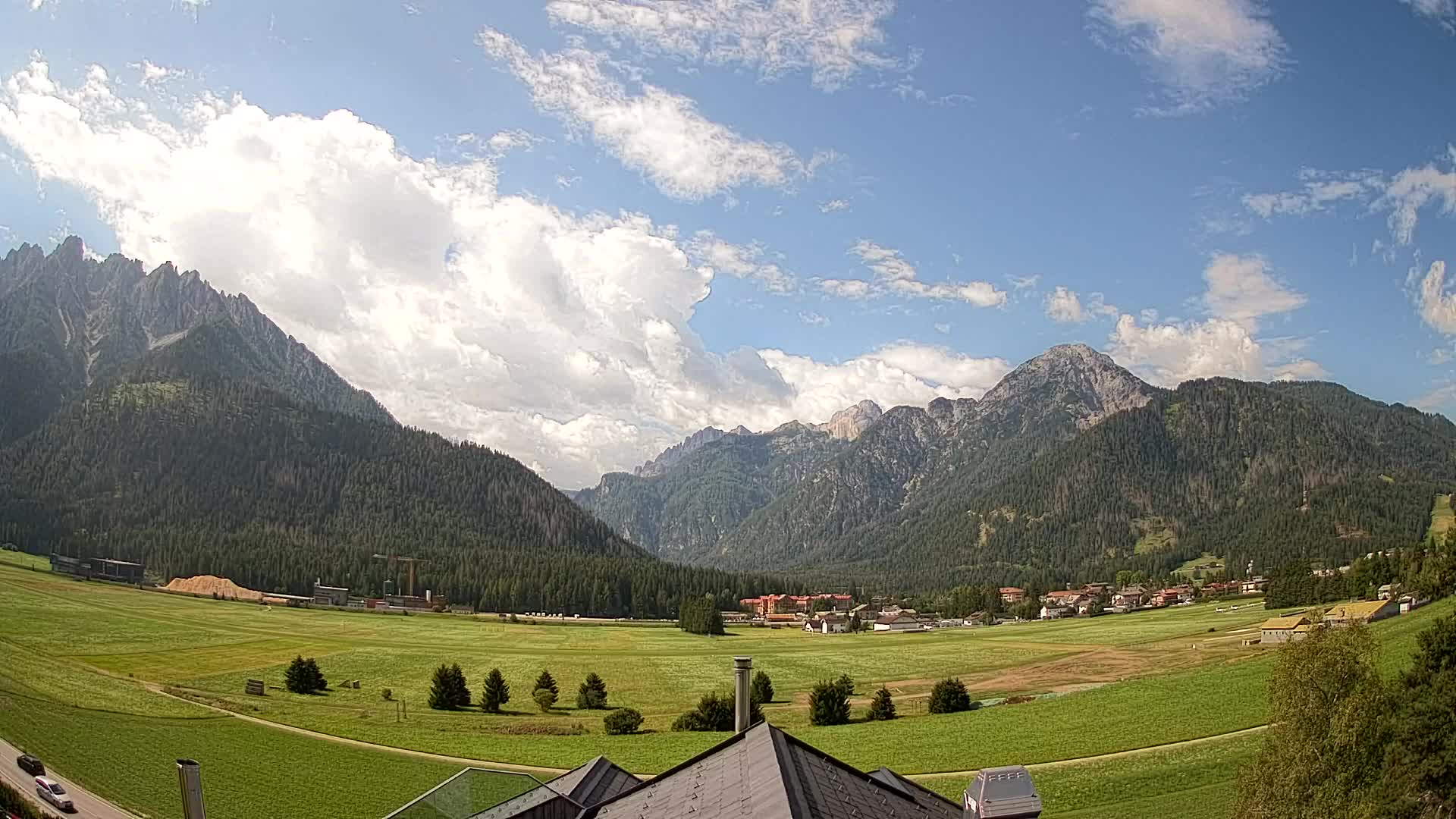 Webcam Toblach Dolomites – Vue depuis l’Hôtel Rosengarten