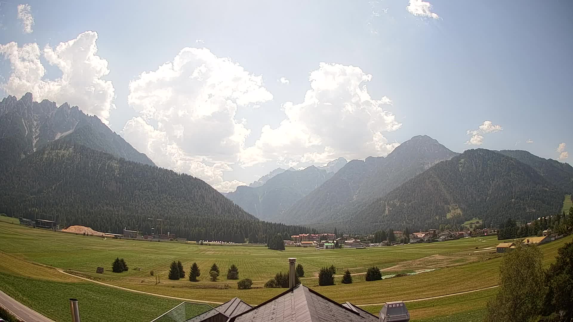 Webcam Toblach Dolomiten – Blick vom Hotel Rosengarten