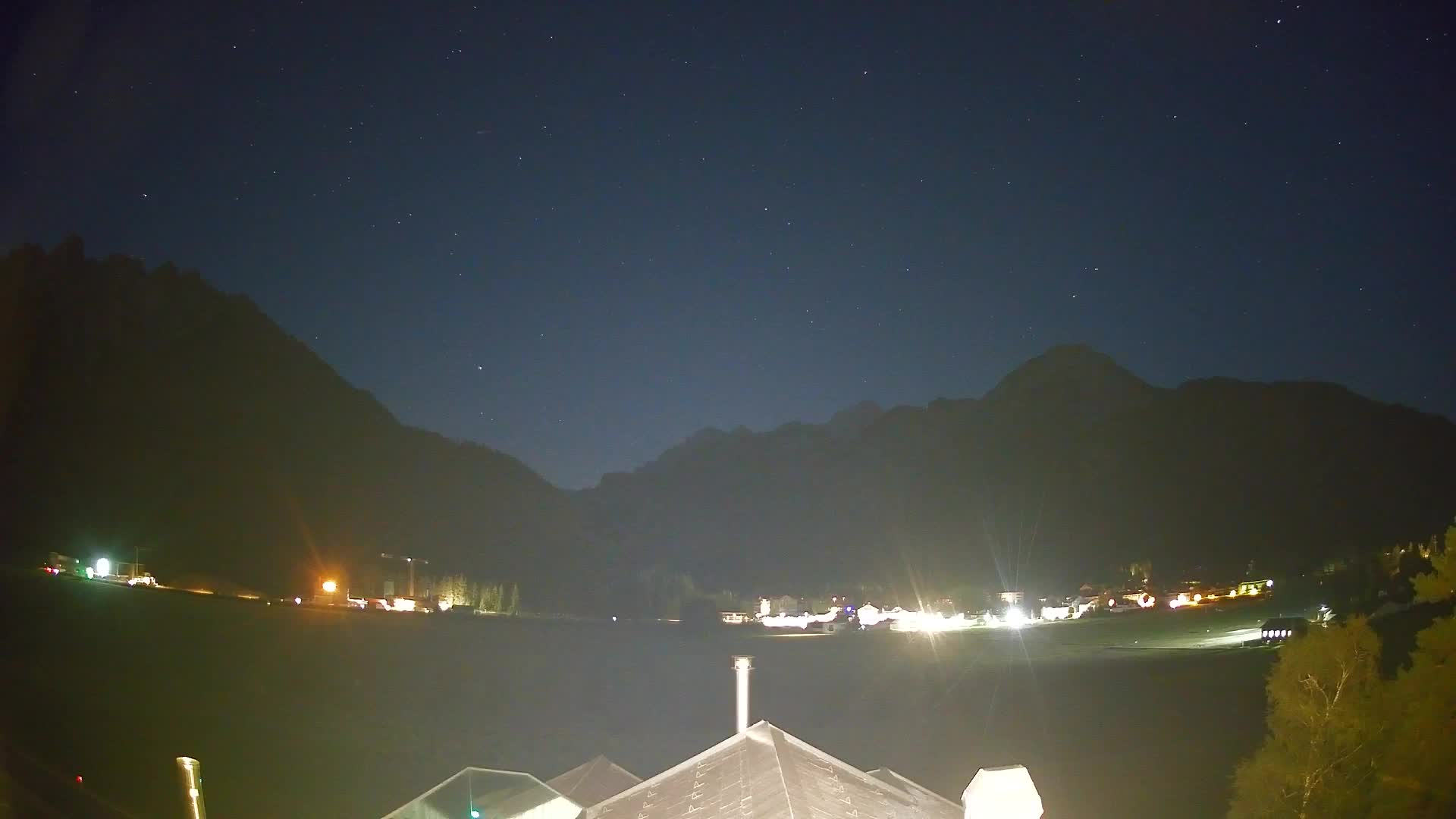 Web kamera Toblach Dolomiti – Pogled s Hotela Rosengarten