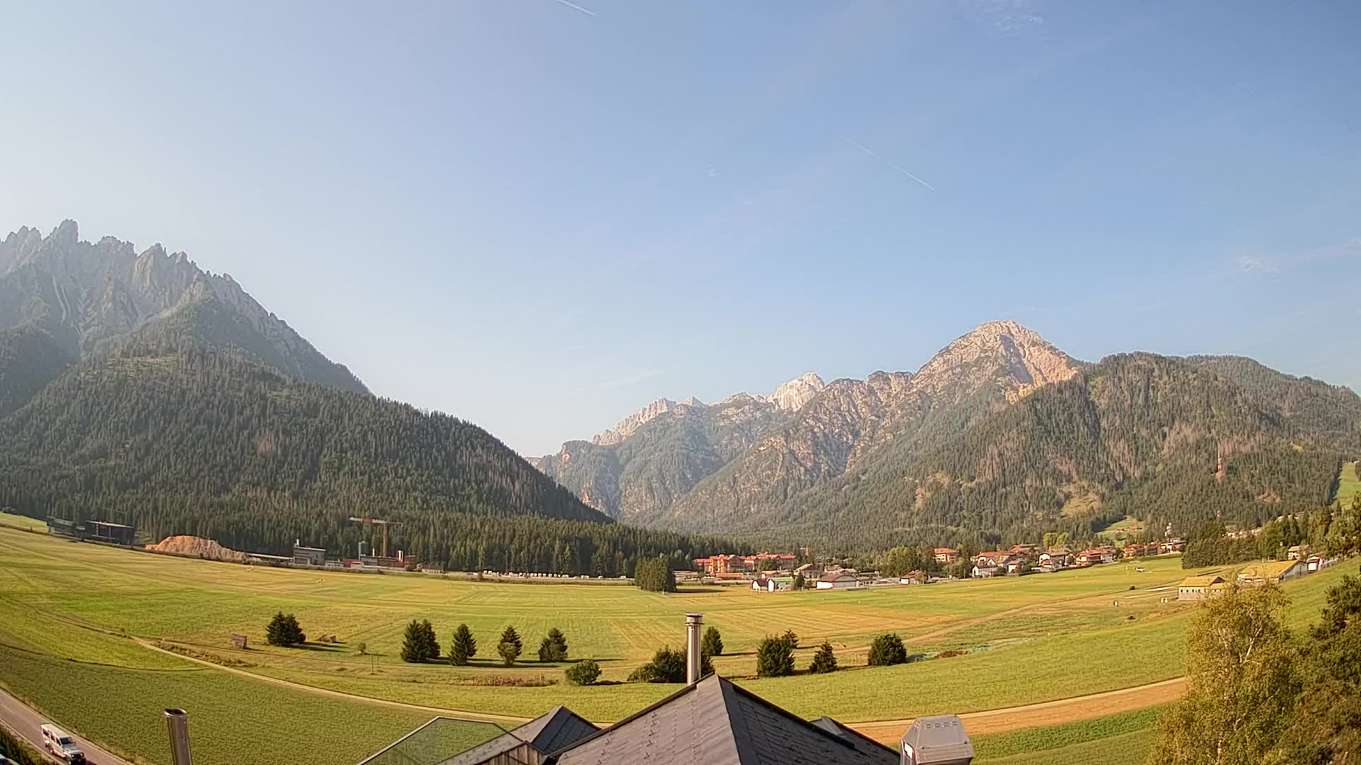 Webcam Toblach Dolomiten – Blick vom Hotel Rosengarten