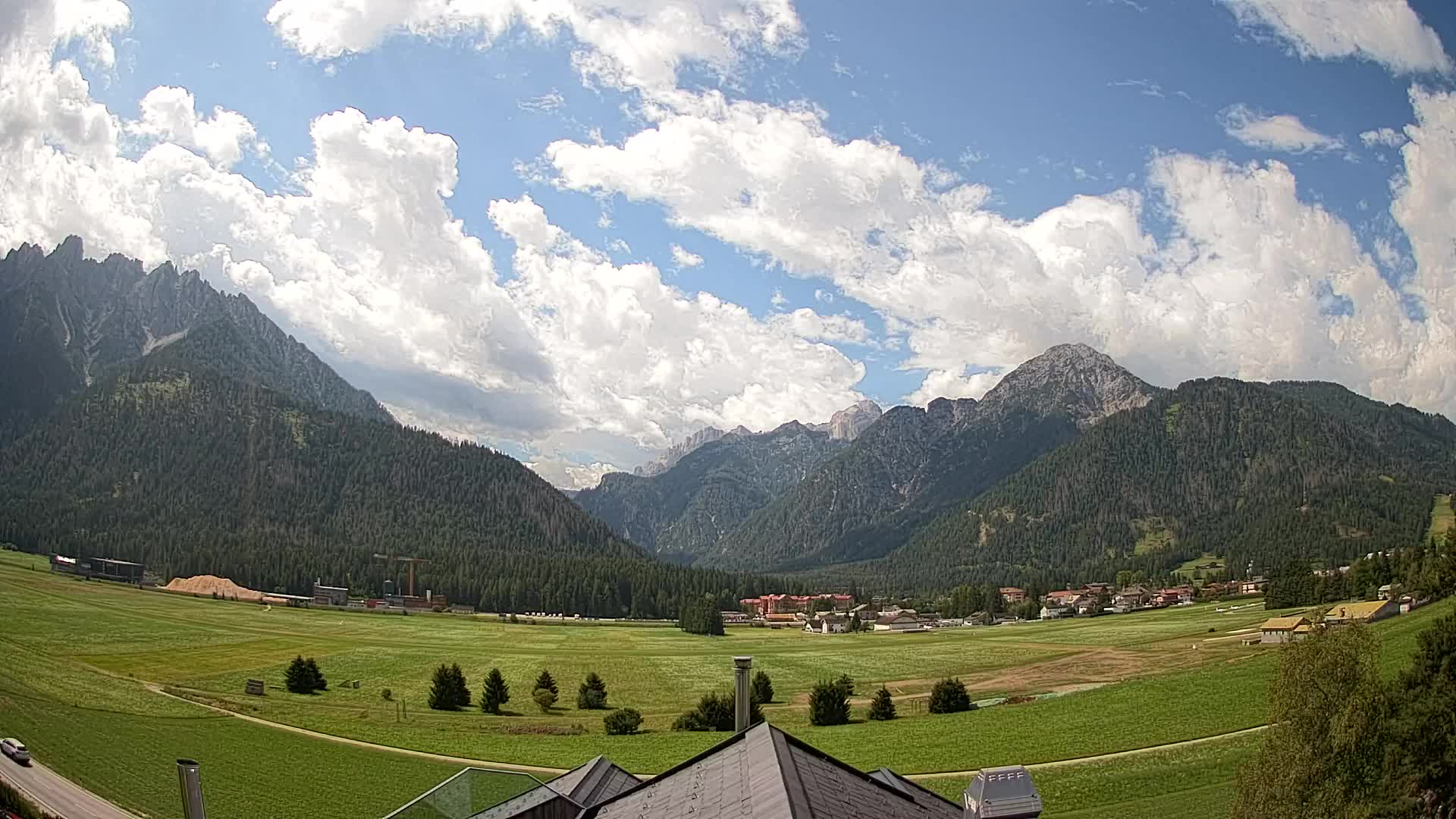 Webcam Toblach Dolomitas – Vista desde el Hotel Rosengarten