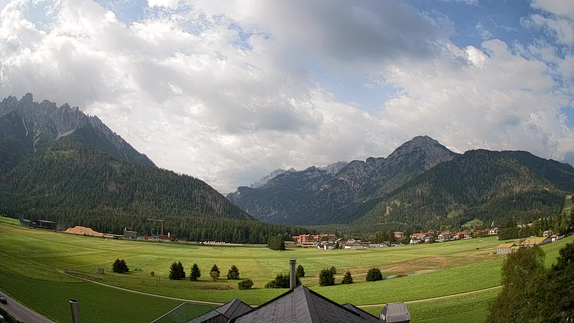 Webcam Toblach Dolomites – Vue depuis l’Hôtel Rosengarten