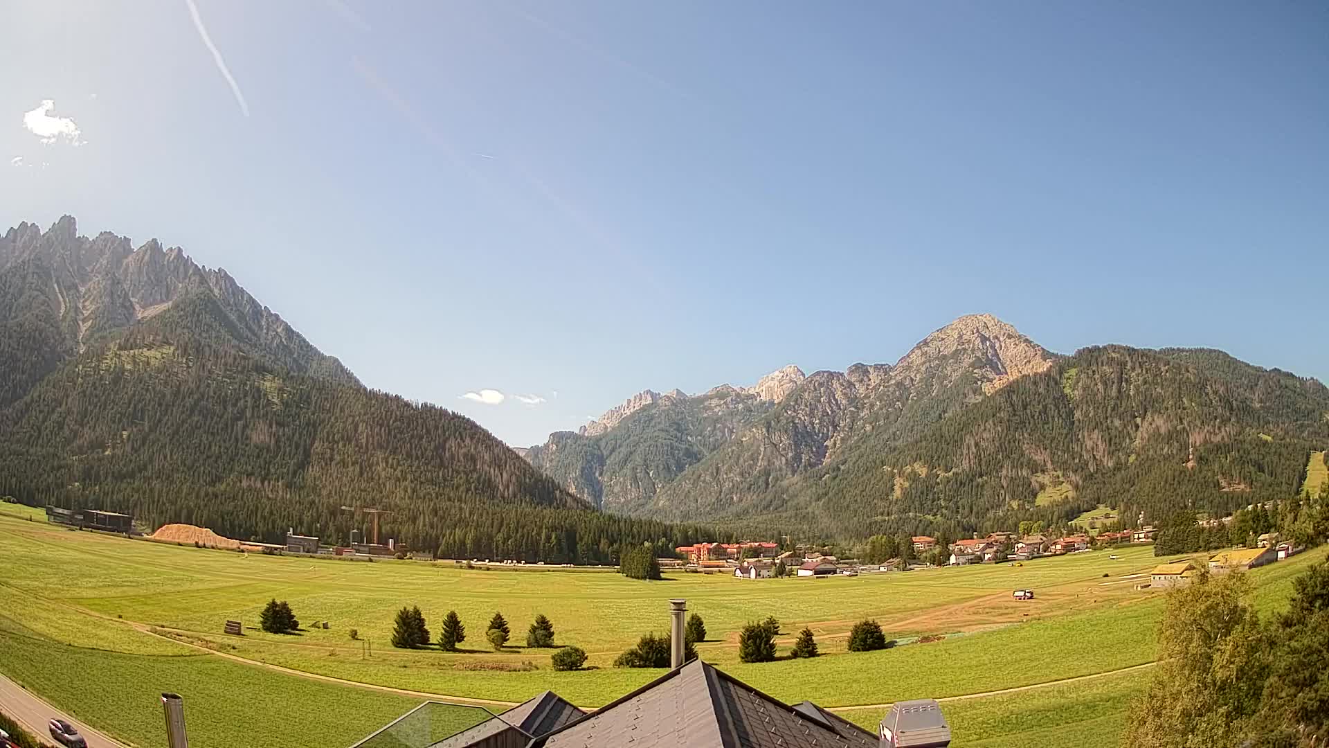 Webcam Toblach Dolomiten – Blick vom Hotel Rosengarten