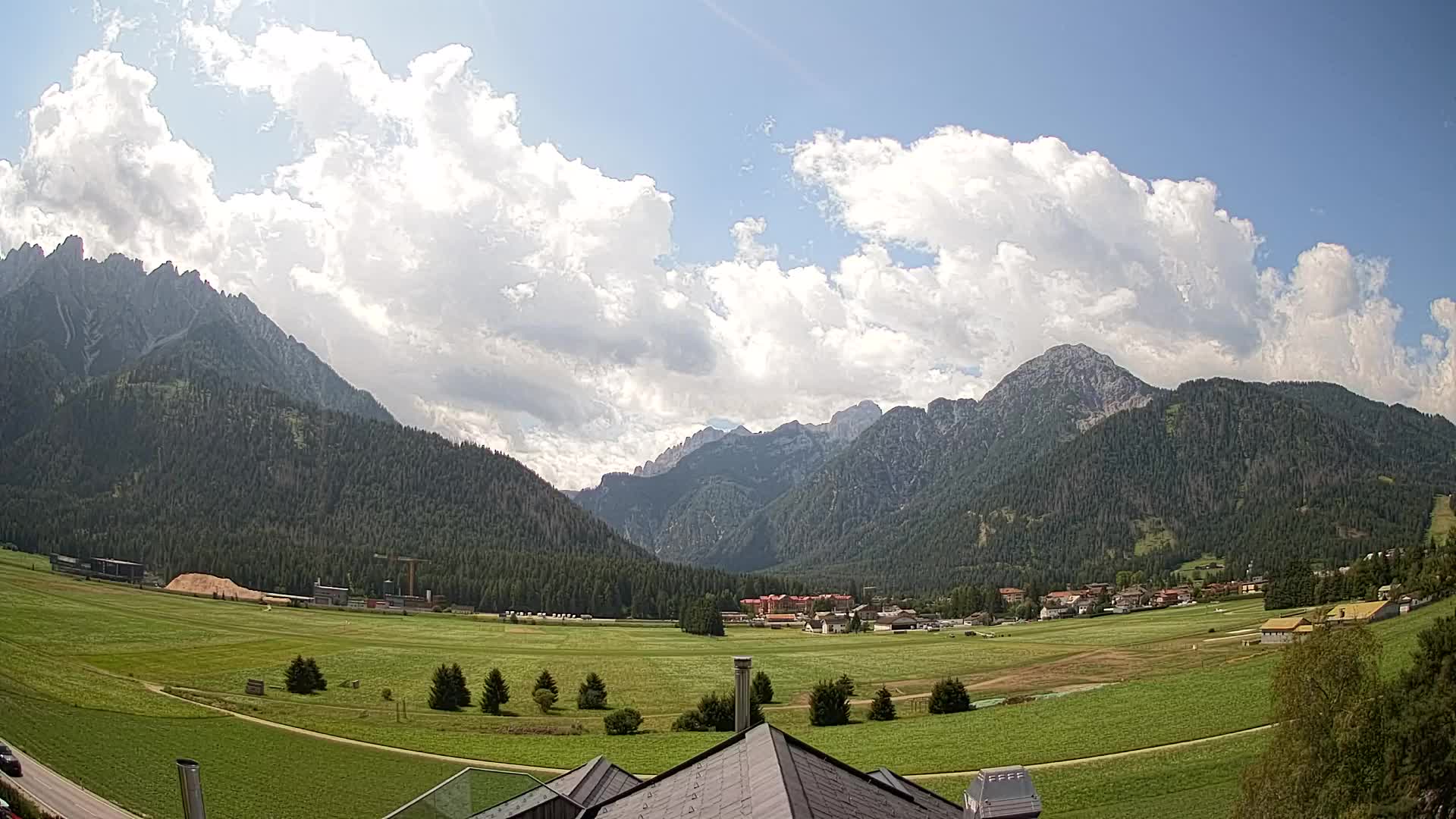 Webcam Toblach Dolomites – Vue depuis l’Hôtel Rosengarten