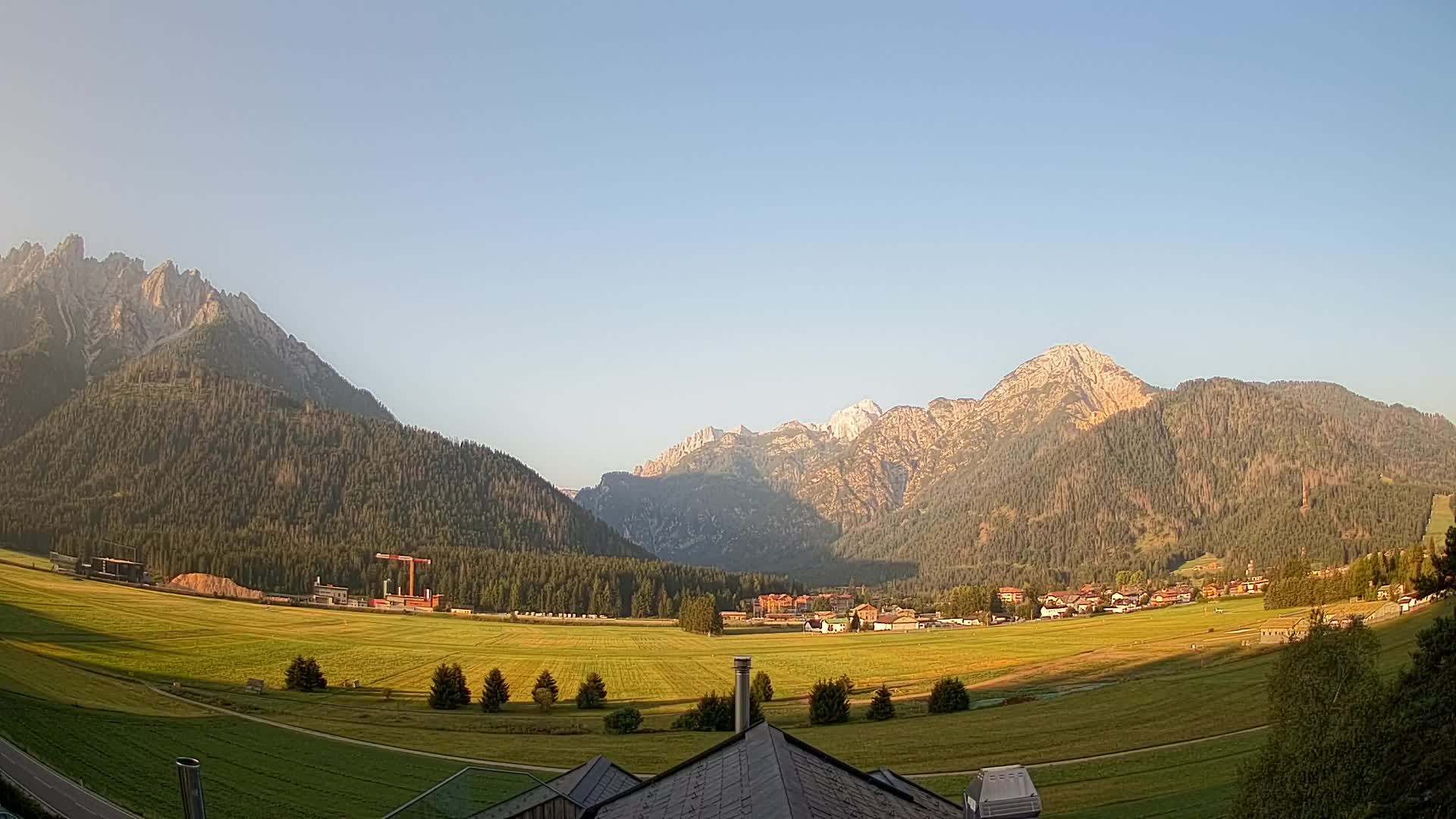 Webcam Toblach Dolomiten – Blick vom Hotel Rosengarten