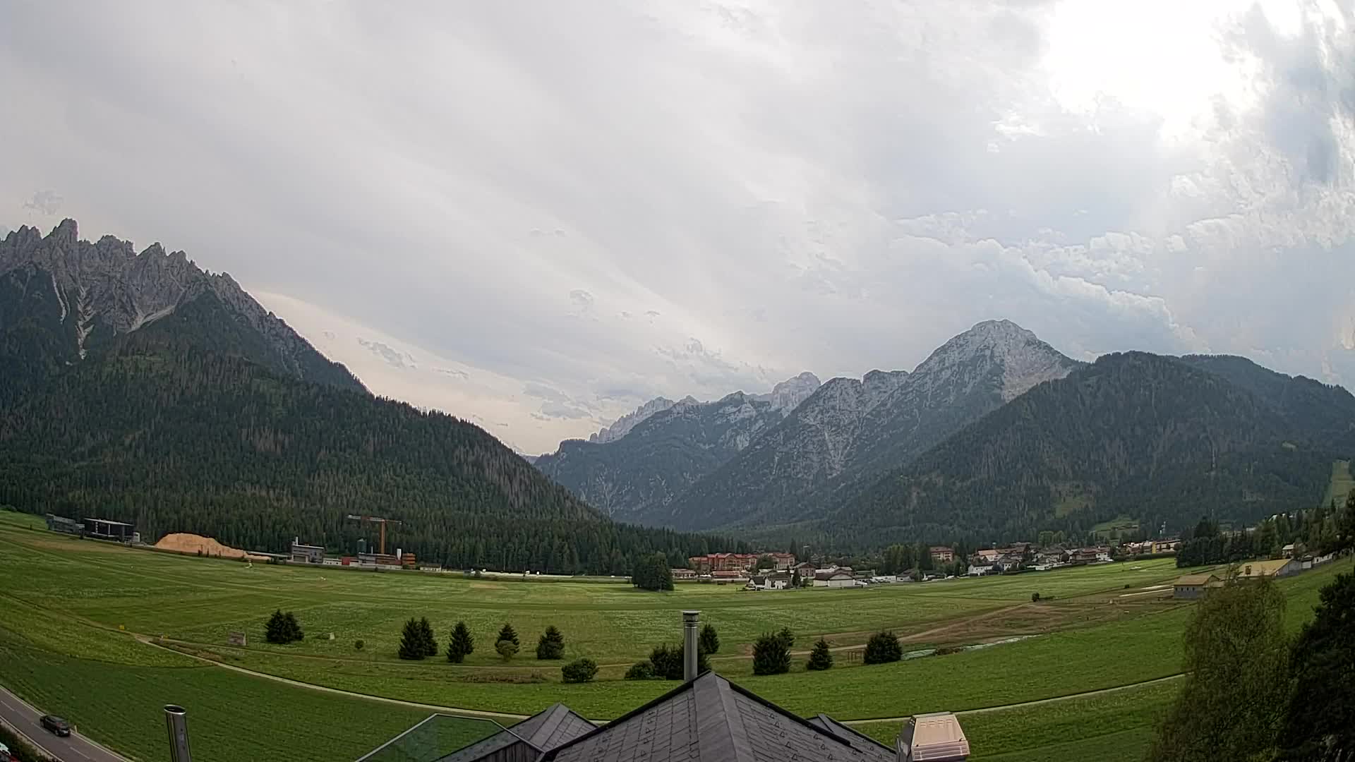 Webcam Toblach Dolomites – Vue depuis l’Hôtel Rosengarten