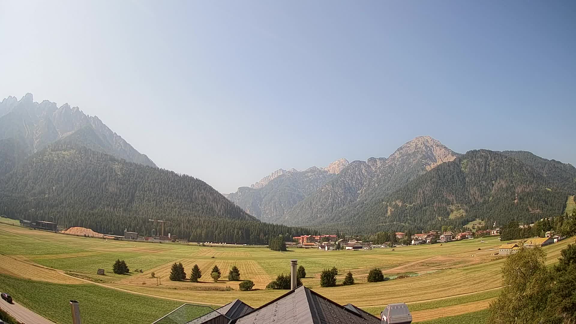 Webcam Toblach Dolomiten – Blick vom Hotel Rosengarten