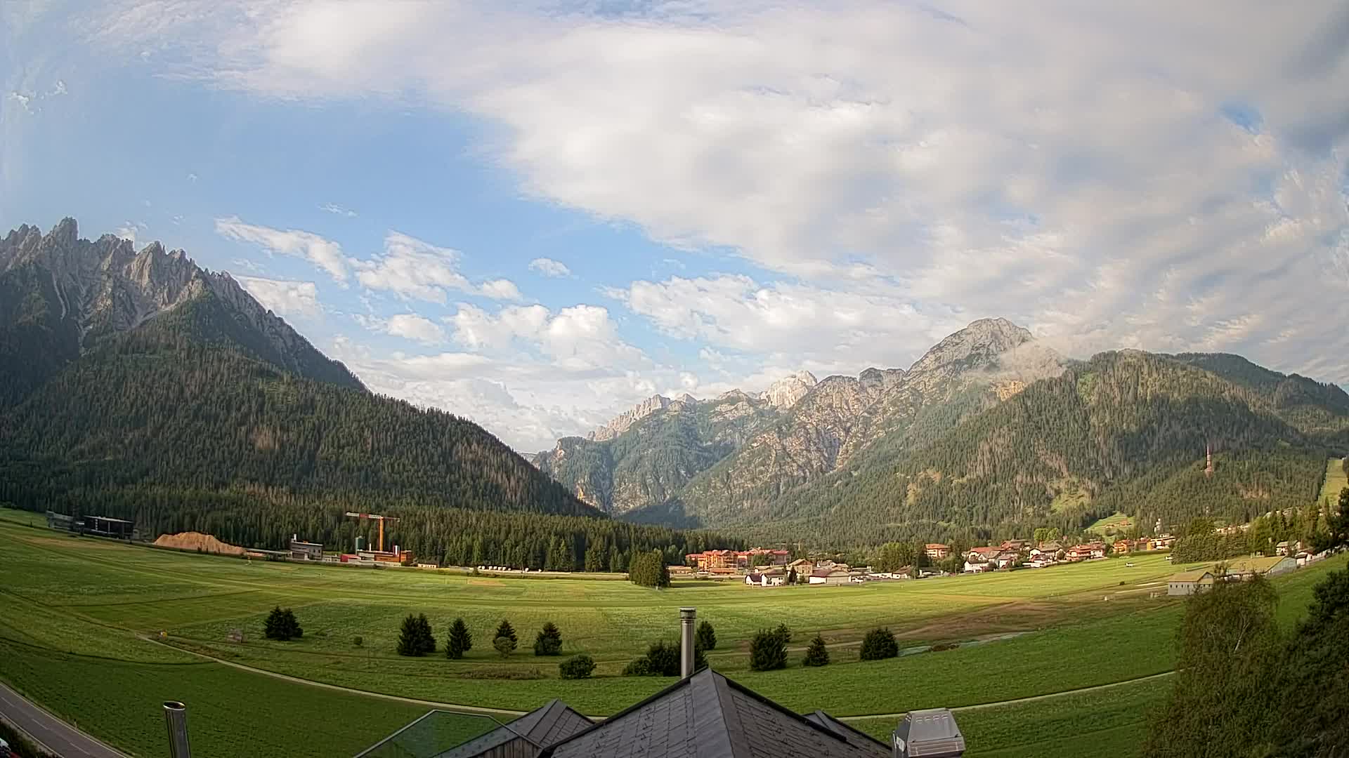 Webcam Toblach Dolomiten – Blick vom Hotel Rosengarten