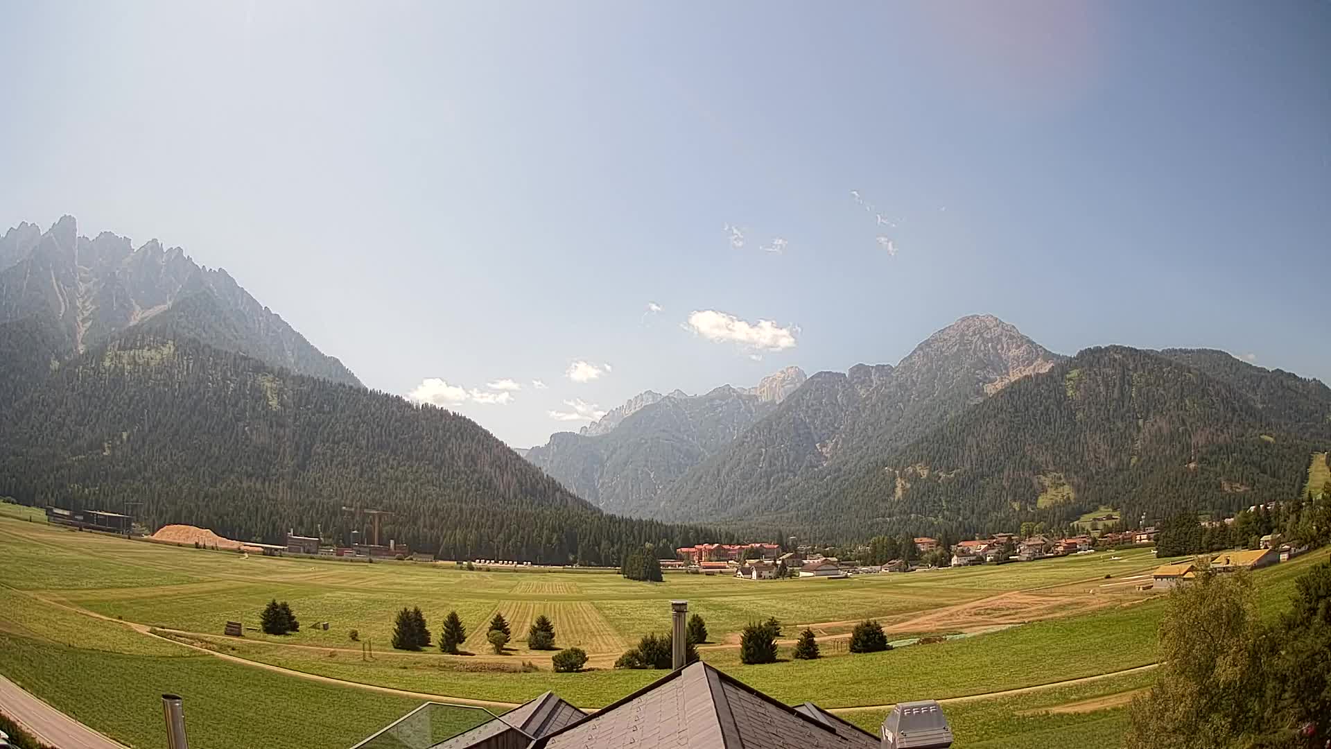 Webcam Toblach Dolomiten – Blick vom Hotel Rosengarten