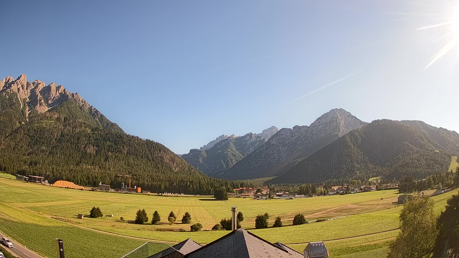 Webcam Toblach Dolomiten – Blick vom Hotel Rosengarten