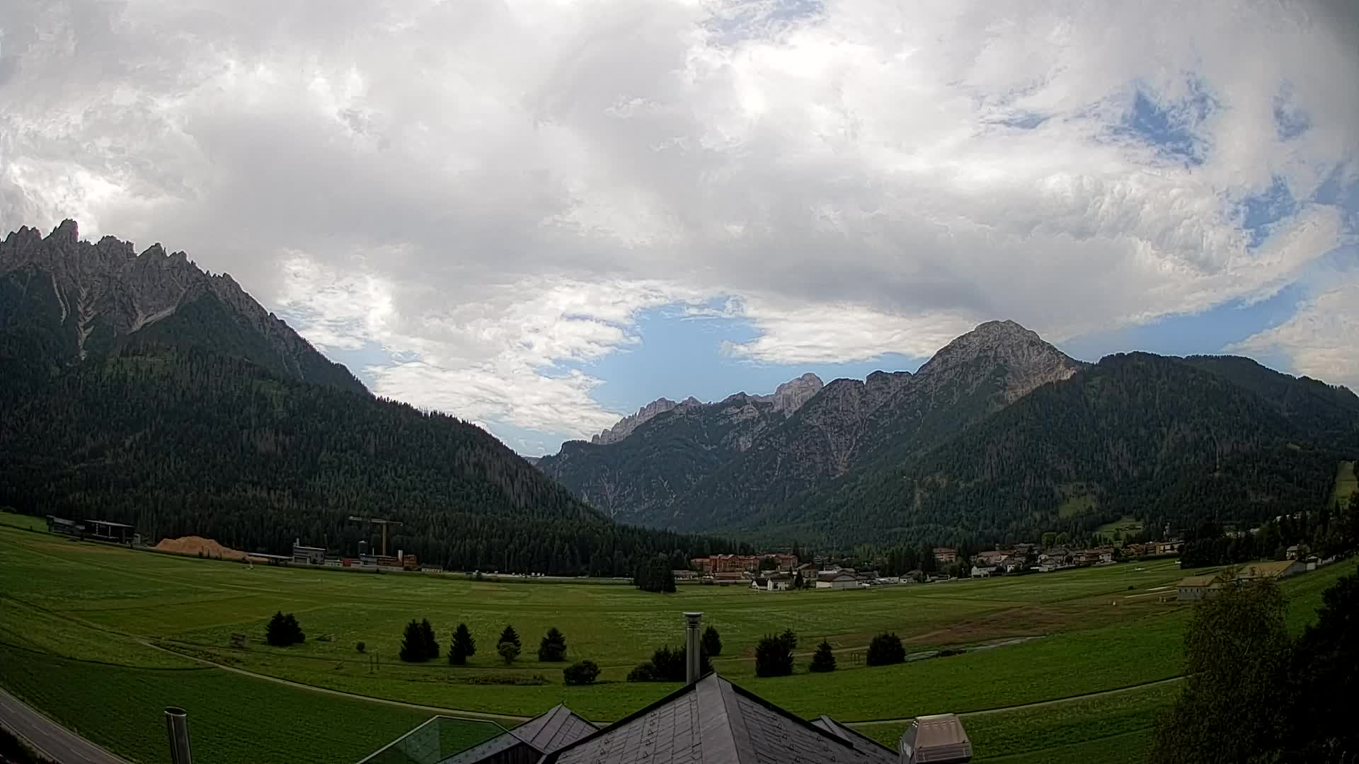 Webcam Toblach Dolomites – Vue depuis l’Hôtel Rosengarten