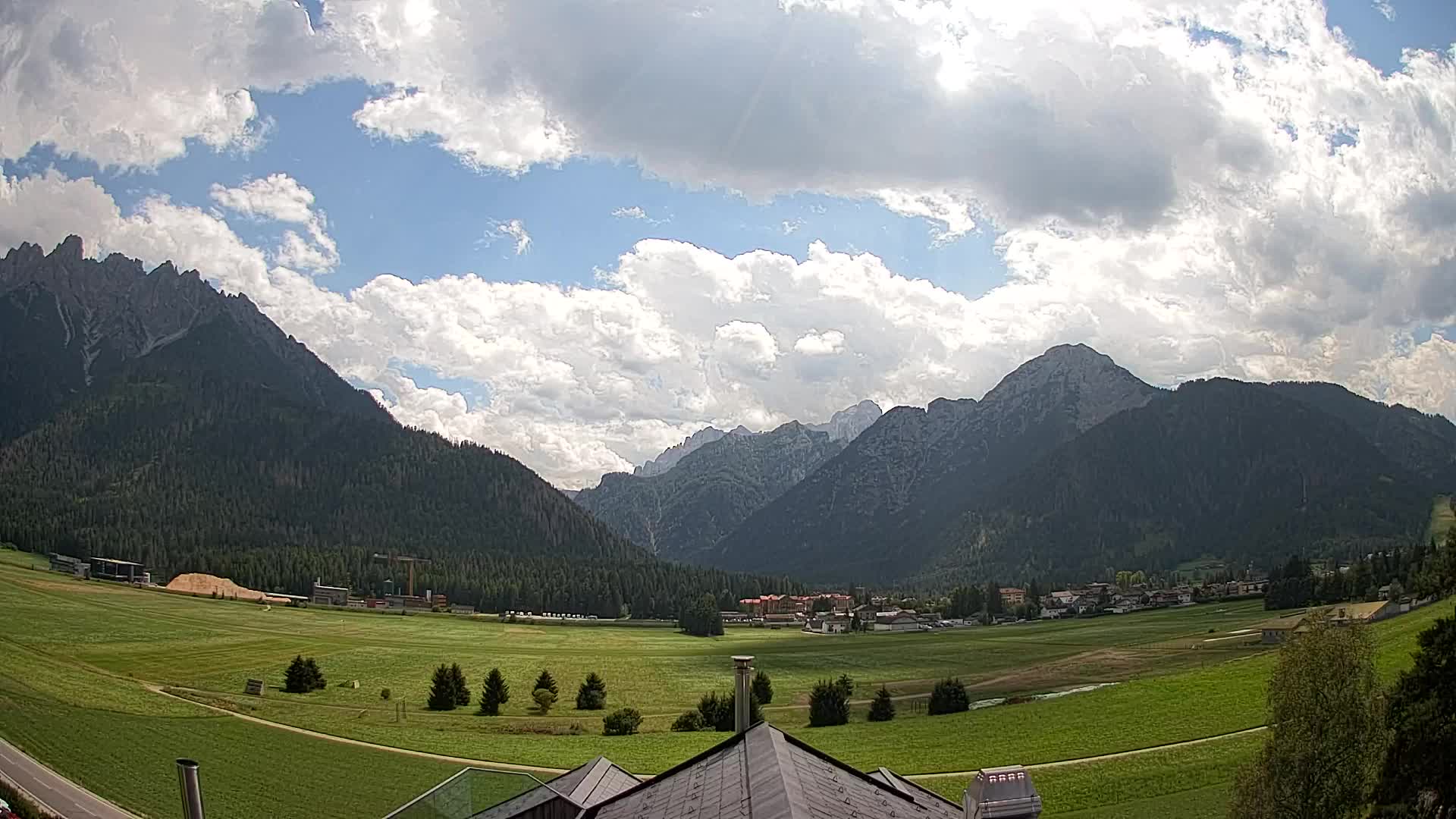 Webcam Toblach Dolomites – Vue depuis l’Hôtel Rosengarten