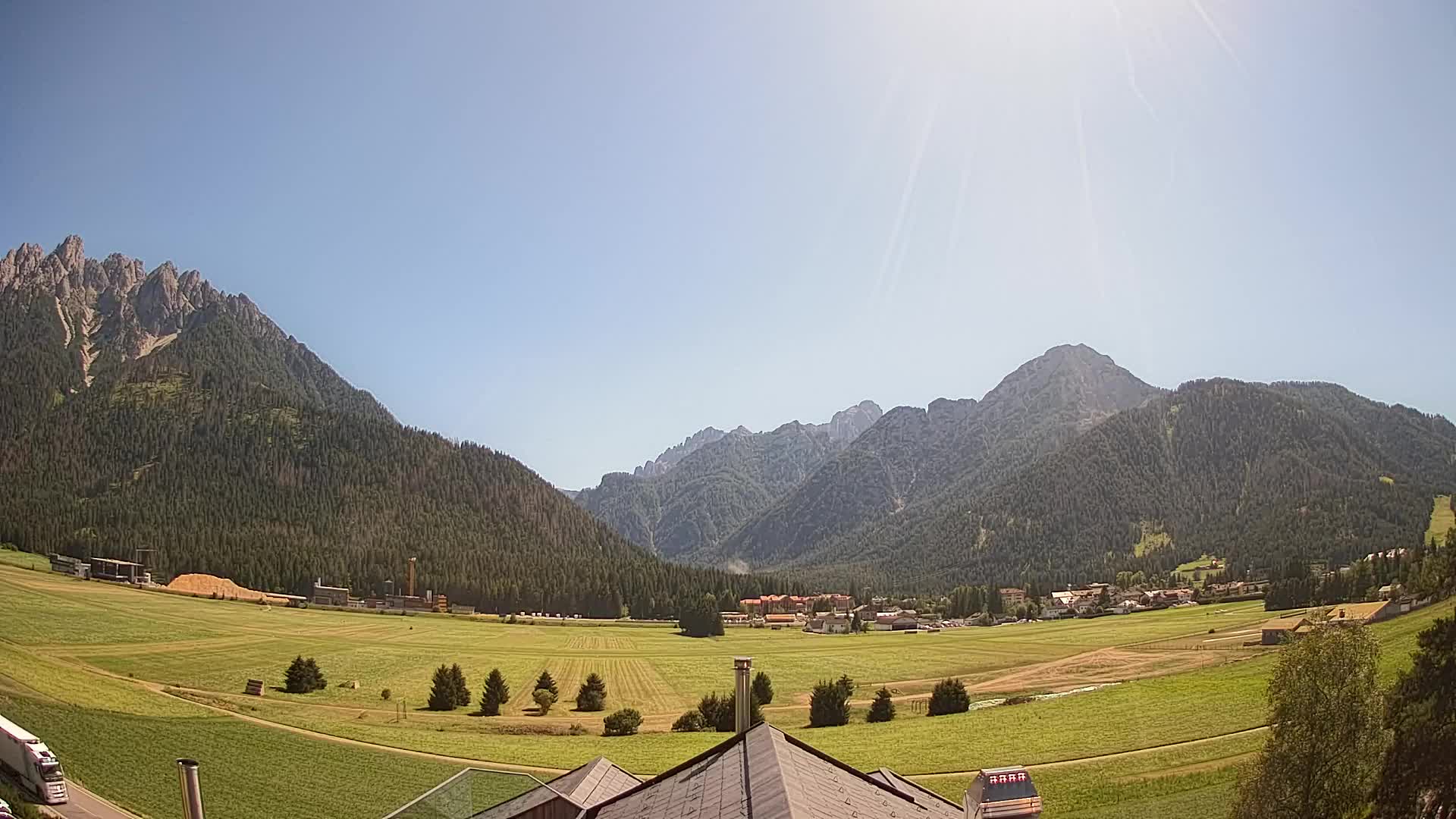 Webcam Toblach Dolomitas – Vista desde el Hotel Rosengarten