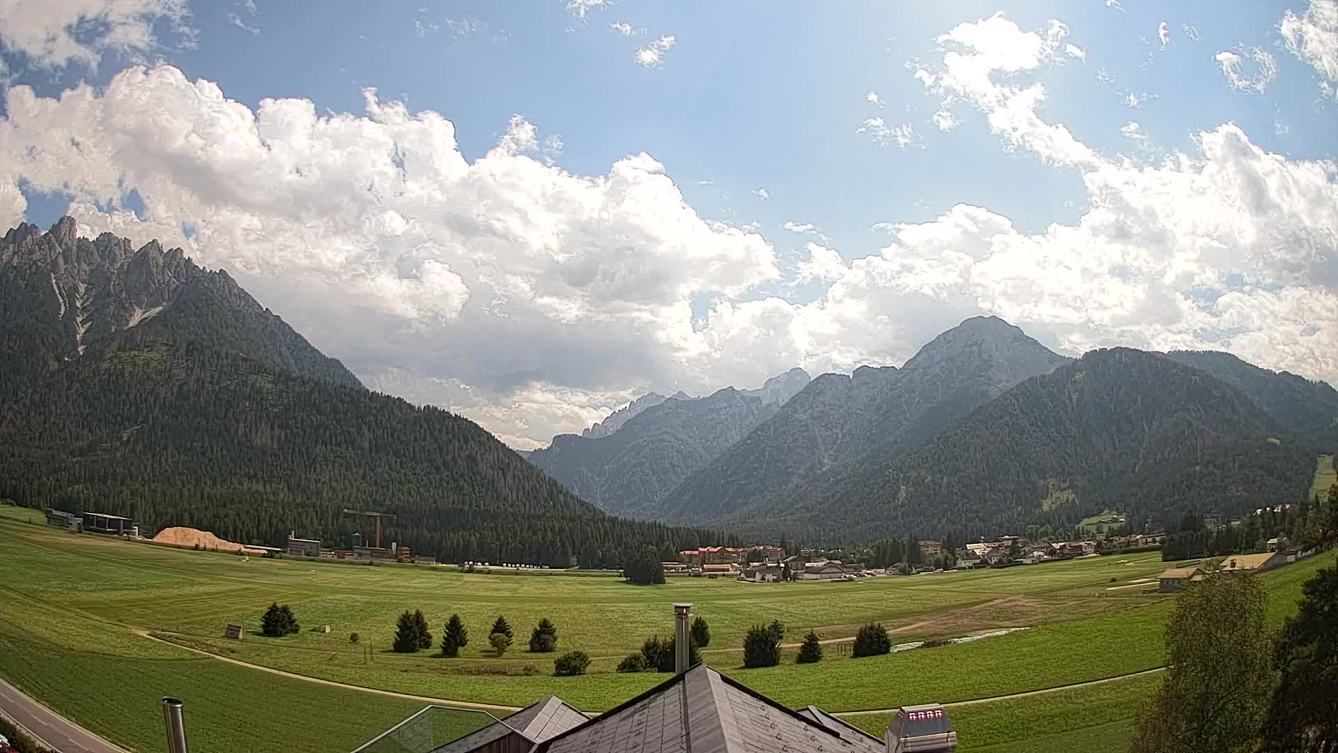 Webcam Toblach Dolomites – Vue depuis l’Hôtel Rosengarten