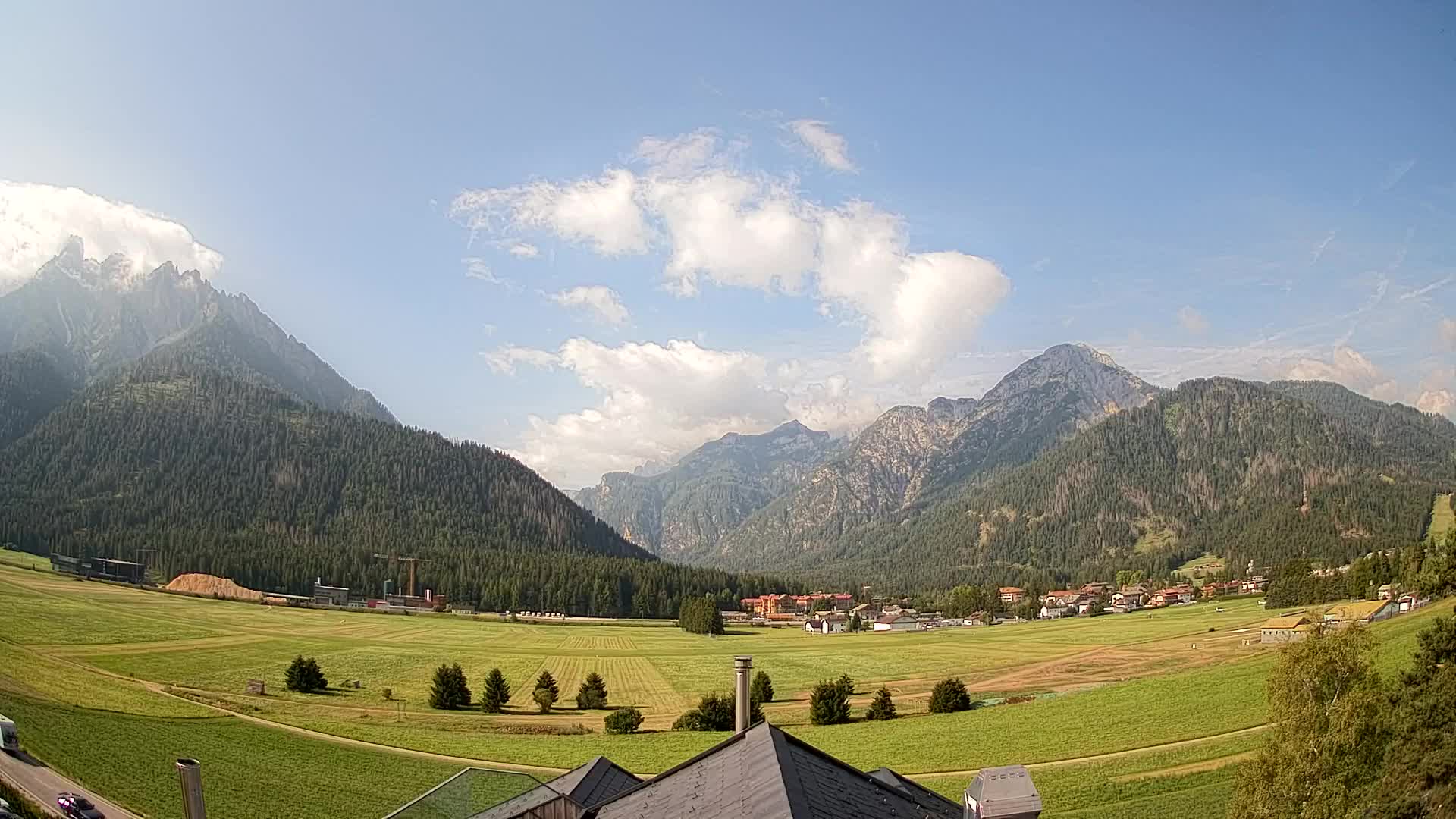 Webcam Toblach Dolomites – Vue depuis l’Hôtel Rosengarten
