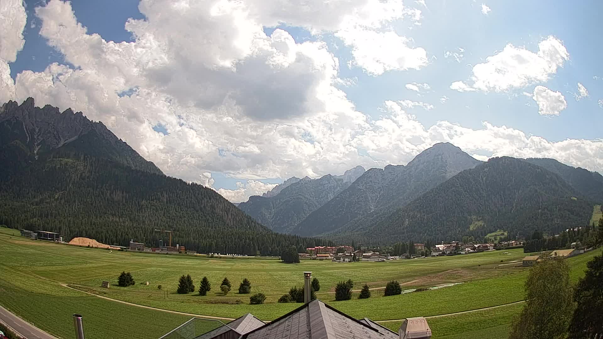 Webcam Toblach Dolomites – Vue depuis l’Hôtel Rosengarten