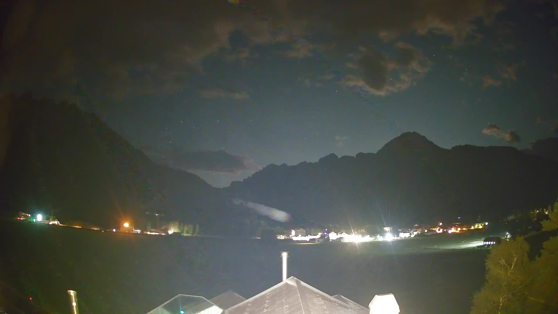 Webcam Toblach Dolomites – View from Hotel Rosengarten