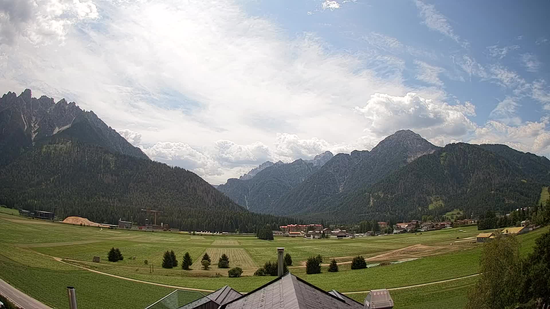 Webcam Toblach Dolomites – Vue depuis l’Hôtel Rosengarten
