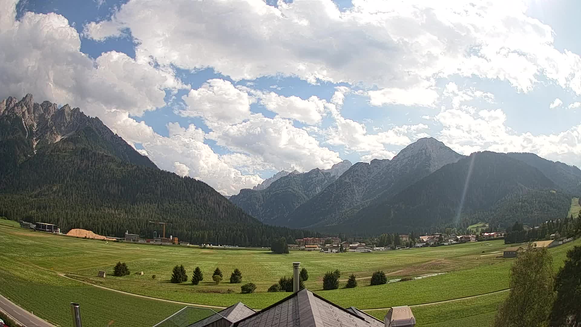 Webcam Toblach Dolomites – Vue depuis l’Hôtel Rosengarten