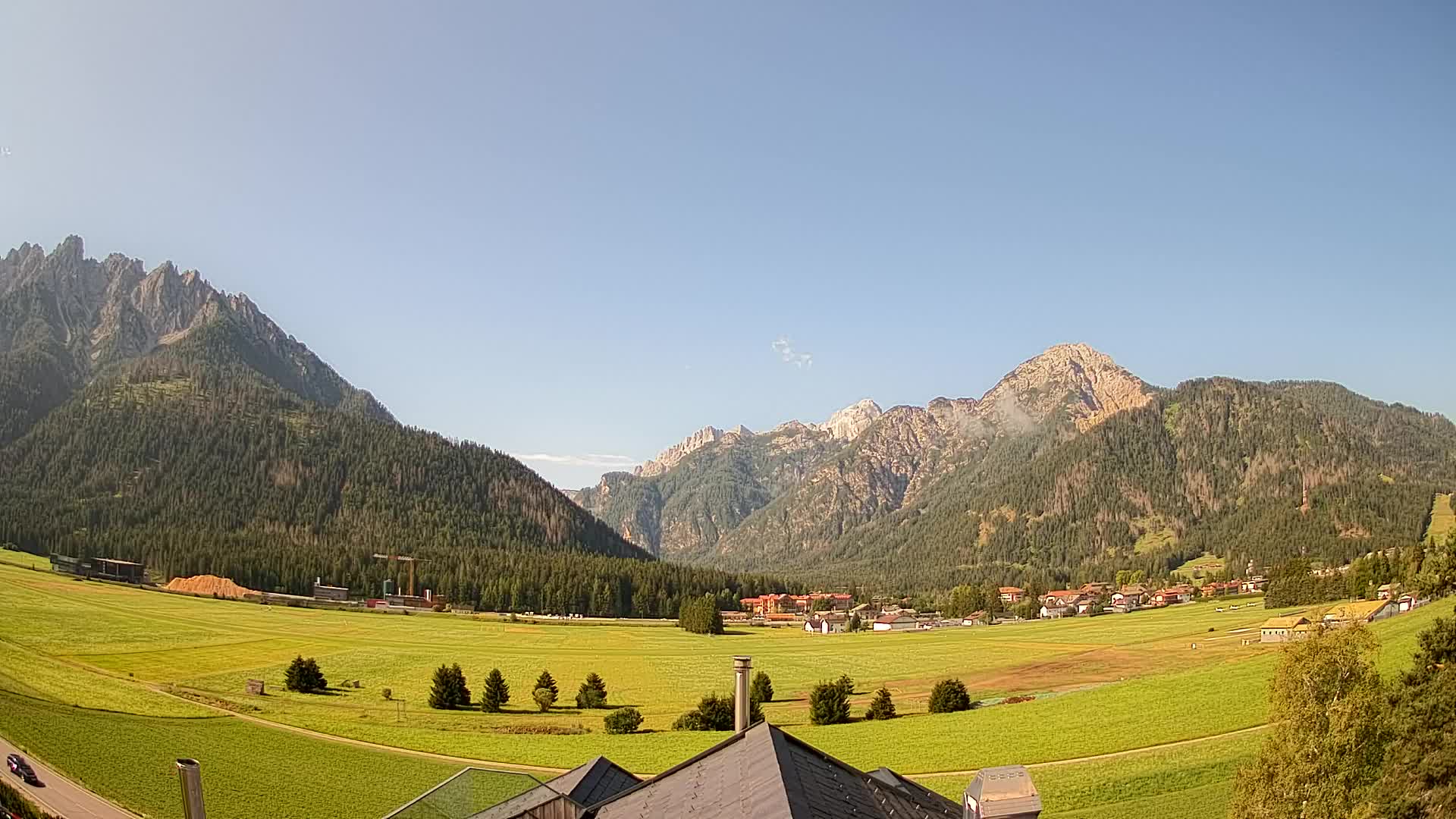 Webcam Toblach Dolomites – Vue depuis l’Hôtel Rosengarten