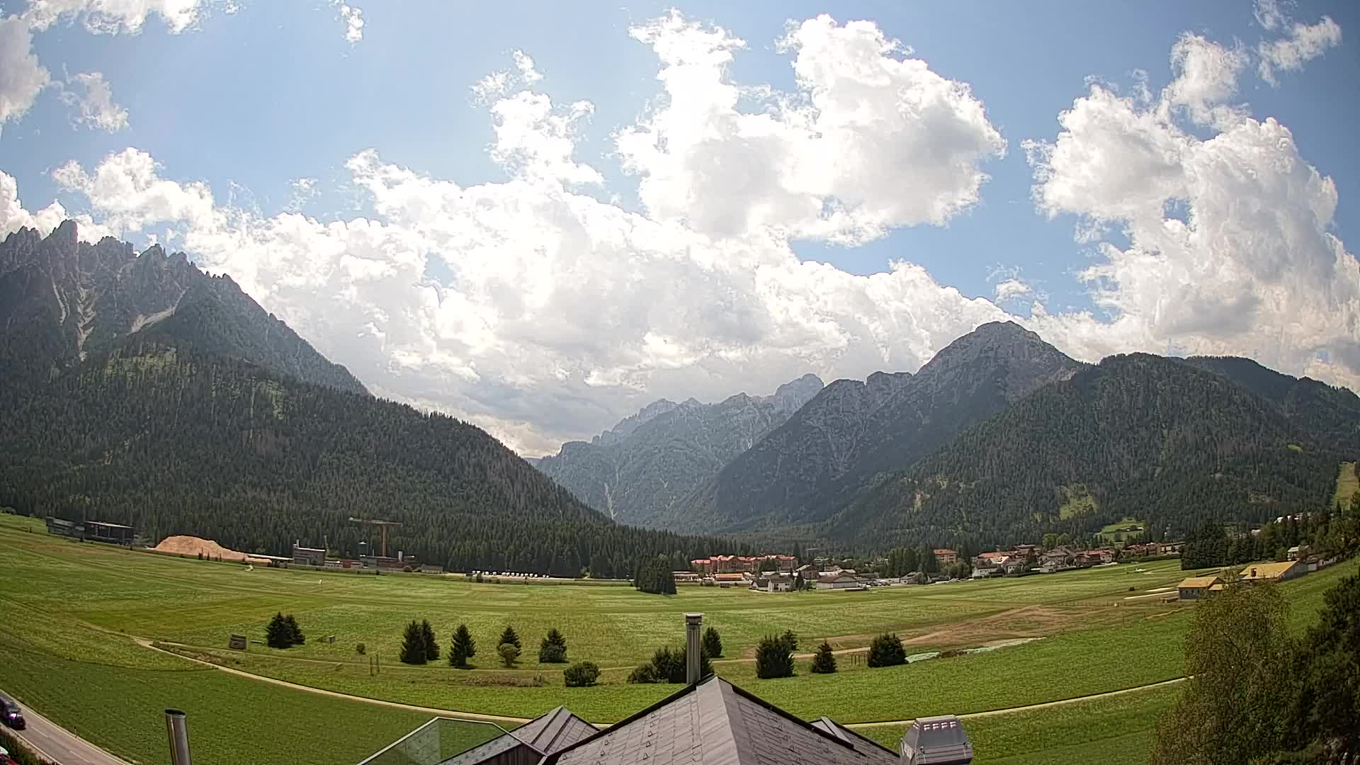 Webcam Toblach Dolomitas – Vista desde el Hotel Rosengarten