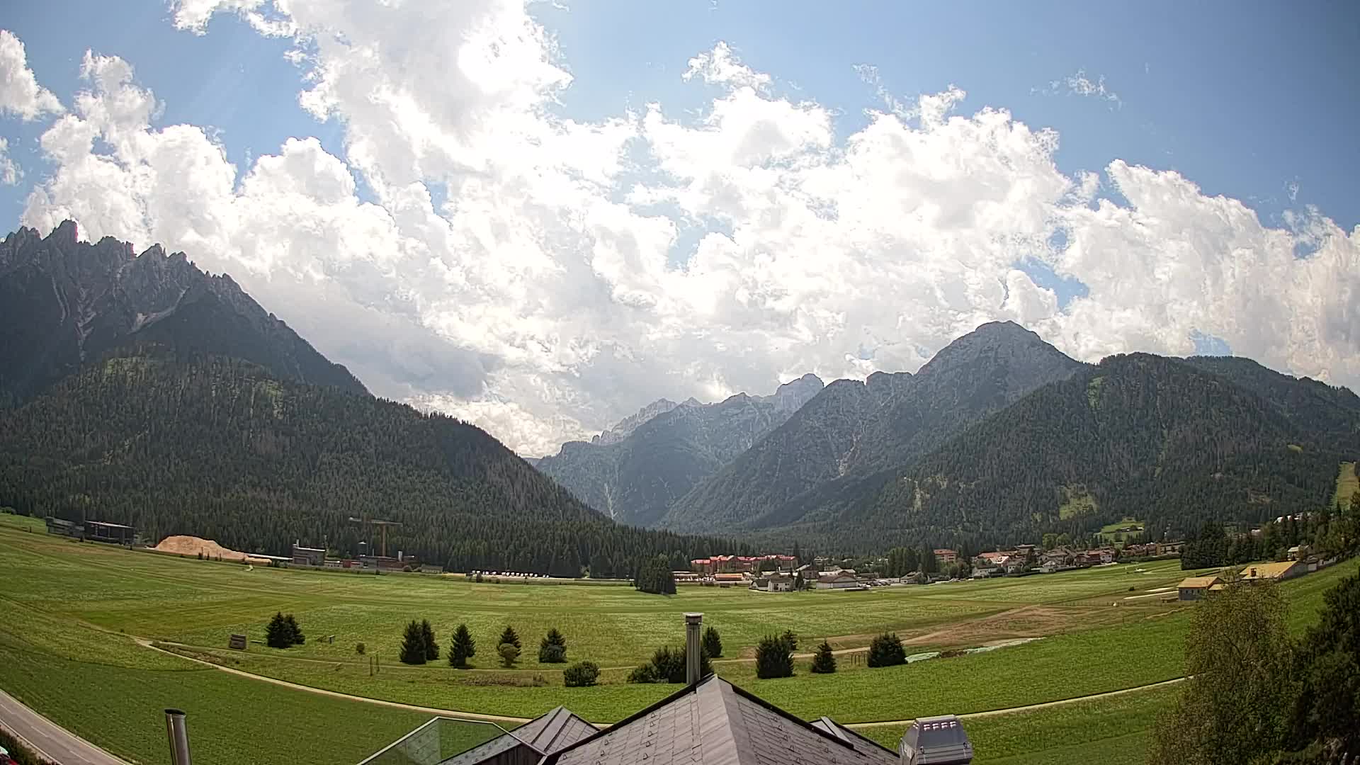 Webcam Toblach Dolomites – Vue depuis l’Hôtel Rosengarten