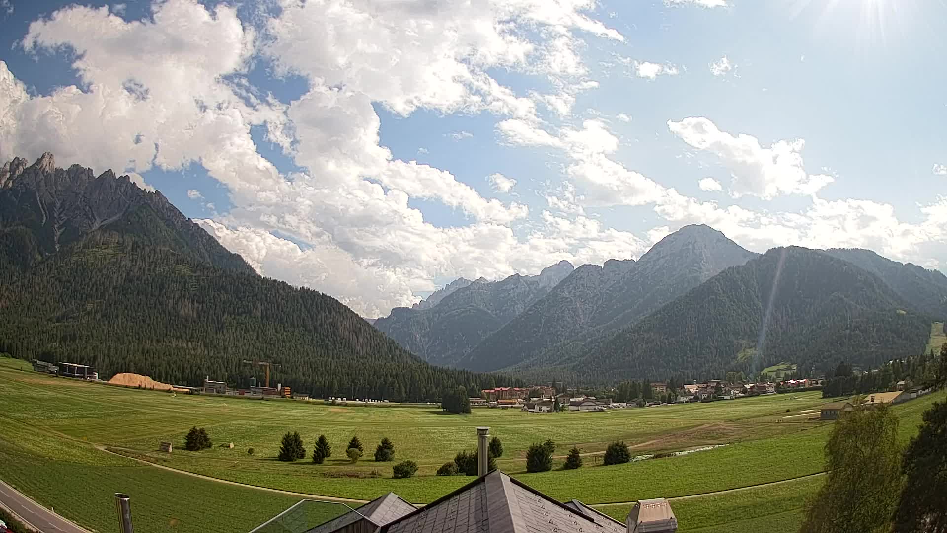 Webcam Toblach Dolomiten – Blick vom Hotel Rosengarten