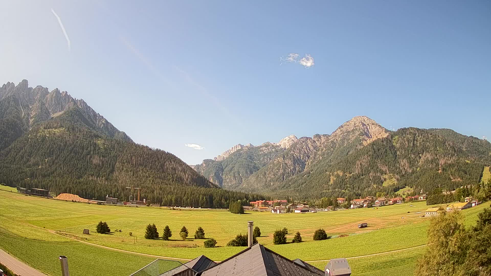 Webcam Toblach Dolomites – Vue depuis l’Hôtel Rosengarten