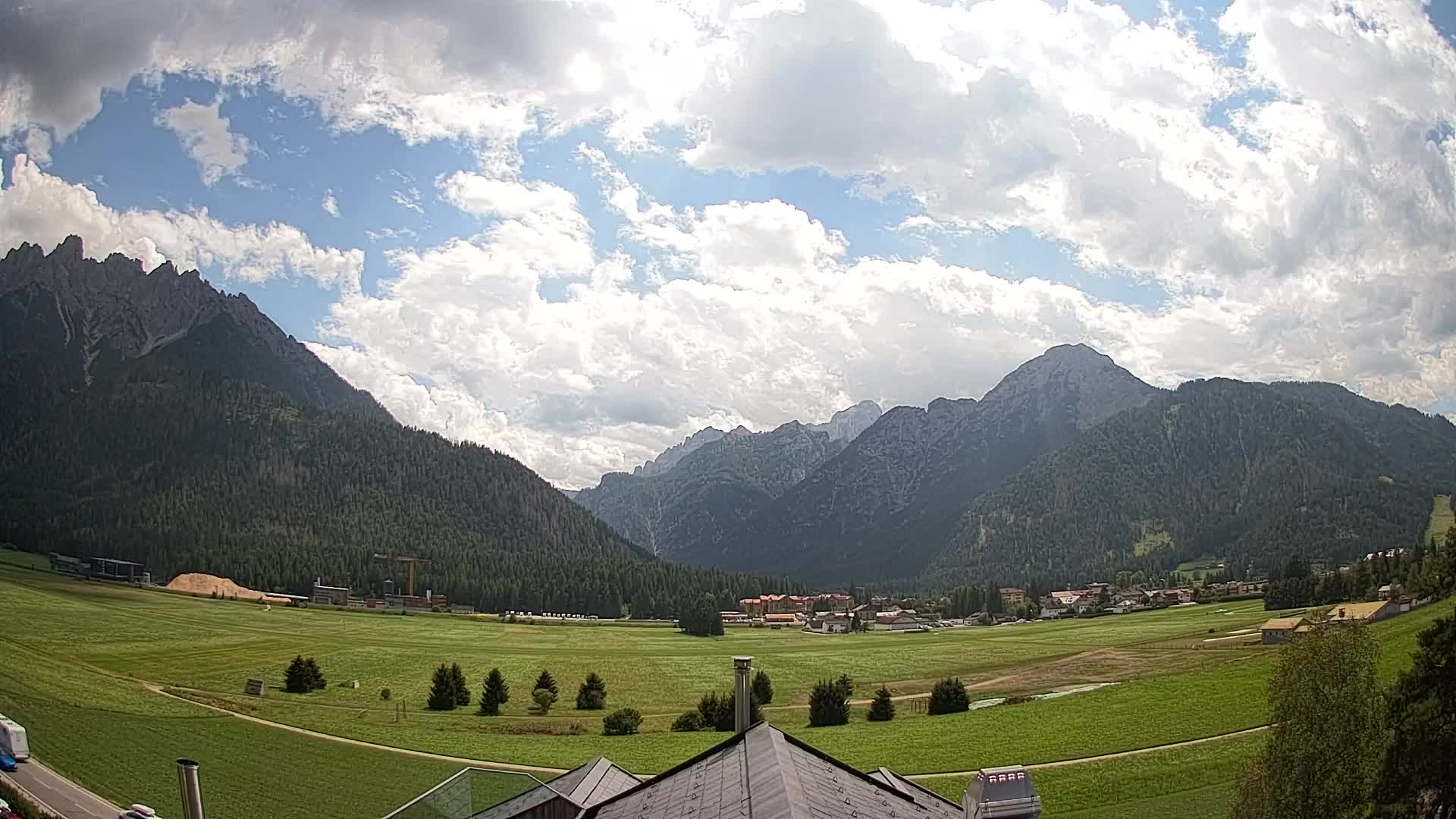 Webcam Toblach Dolomiten – Blick vom Hotel Rosengarten