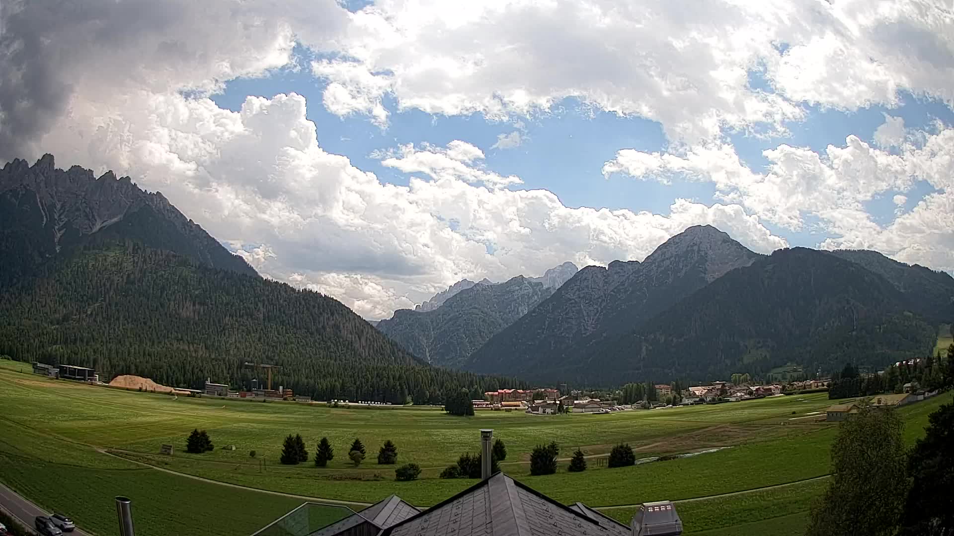 Webcam Toblach Dolomites – Vue depuis l’Hôtel Rosengarten