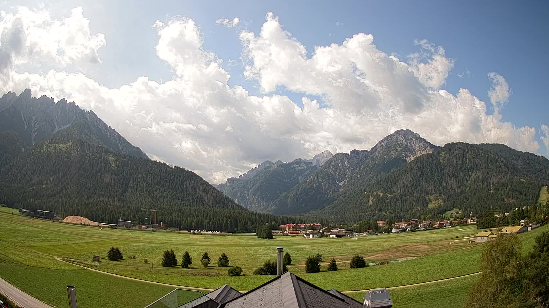 Webcam Toblach Dolomites – Vue depuis l’Hôtel Rosengarten