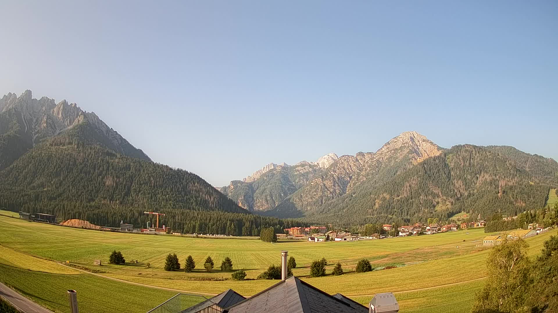 Webcam Toblach Dolomites – Vue depuis l’Hôtel Rosengarten