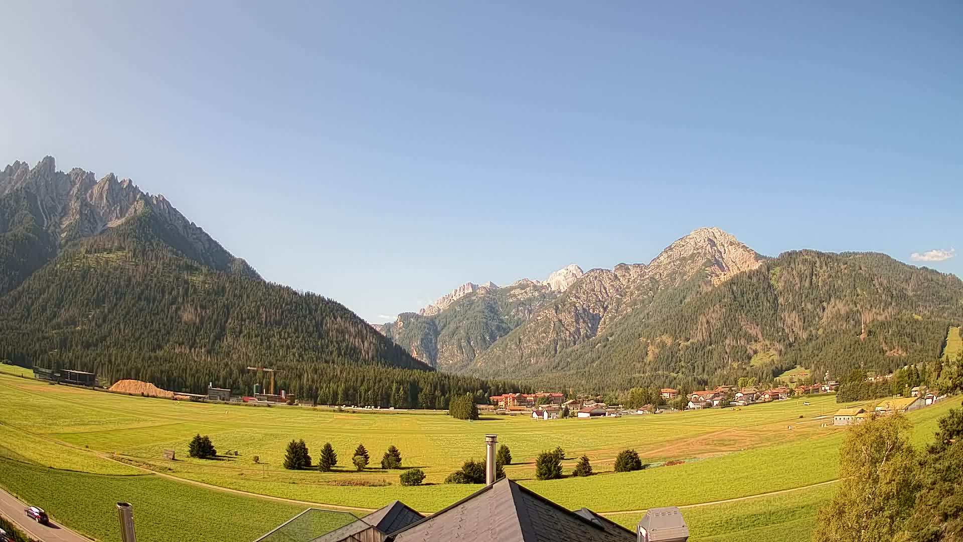 Webcam Toblach Dolomiten – Blick vom Hotel Rosengarten