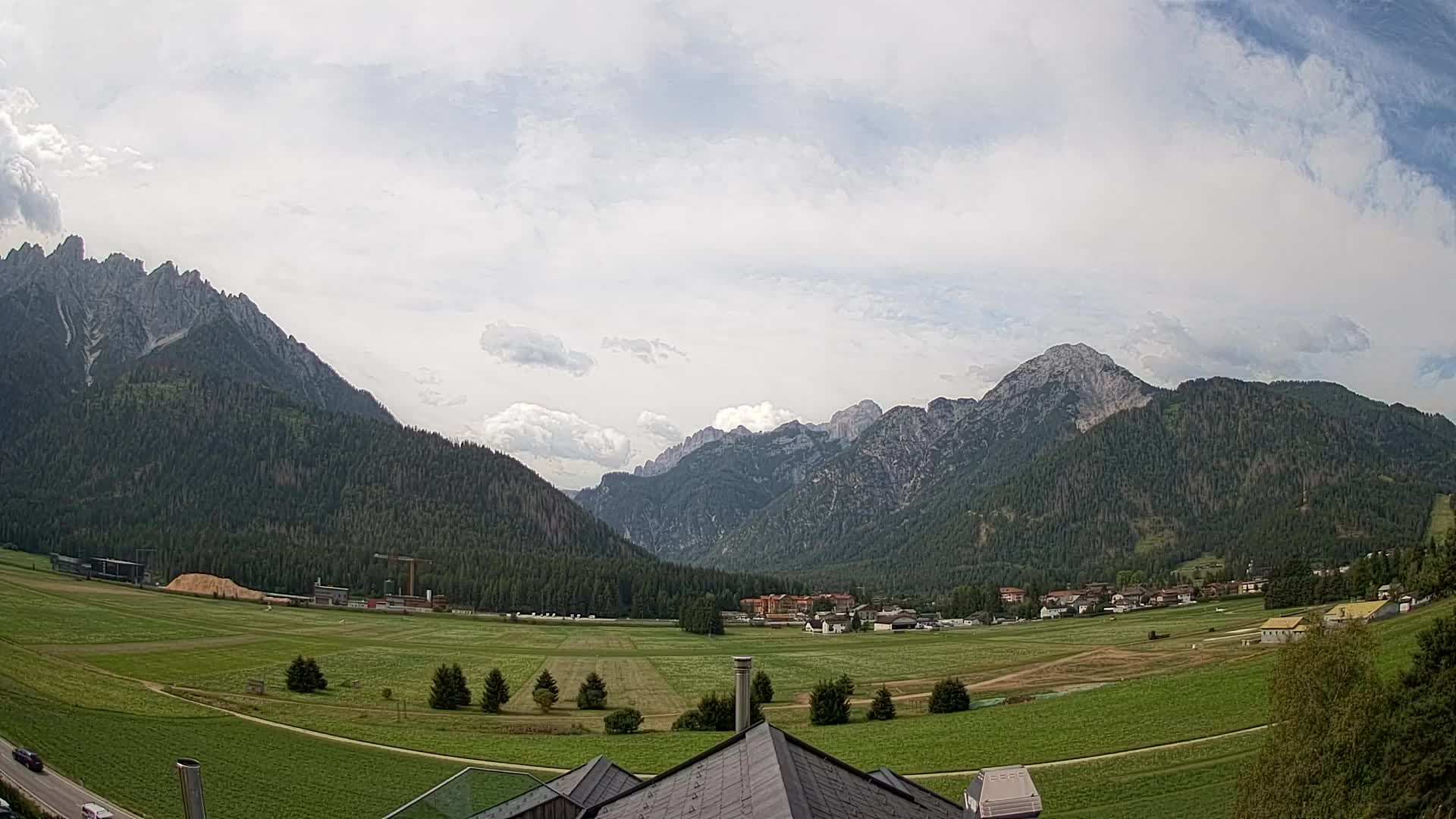 Webcam Toblach Dolomiten – Blick vom Hotel Rosengarten