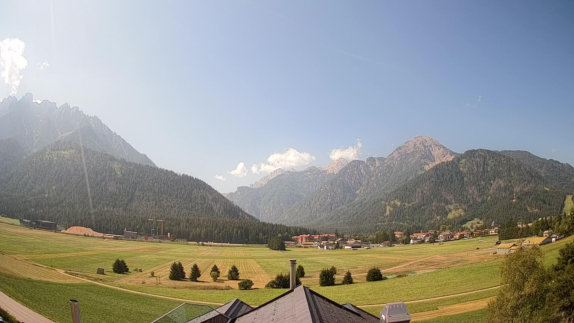 Webcam Toblach Dolomites – Vue depuis l’Hôtel Rosengarten