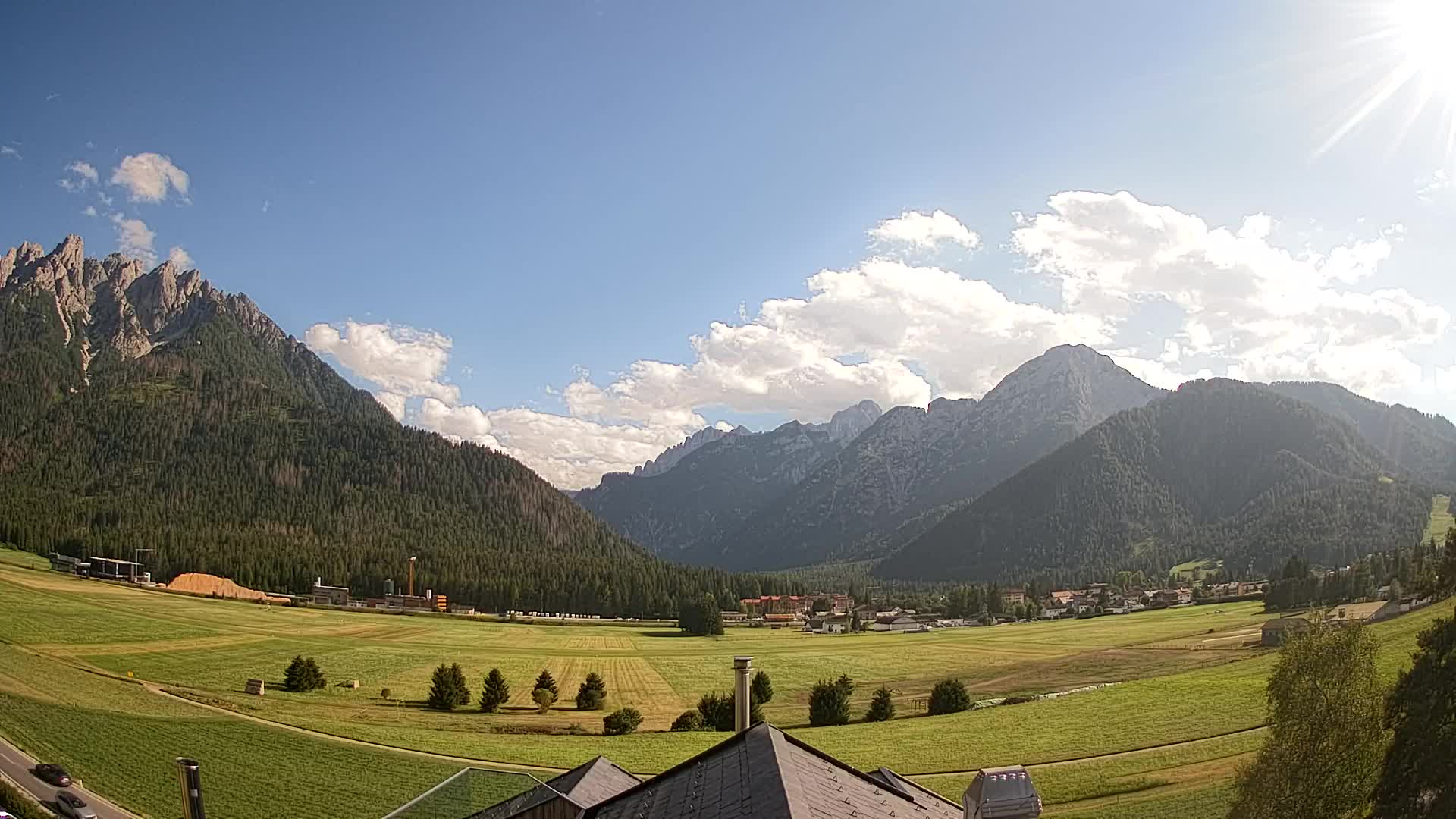 Webcam Toblach Dolomiten – Blick vom Hotel Rosengarten
