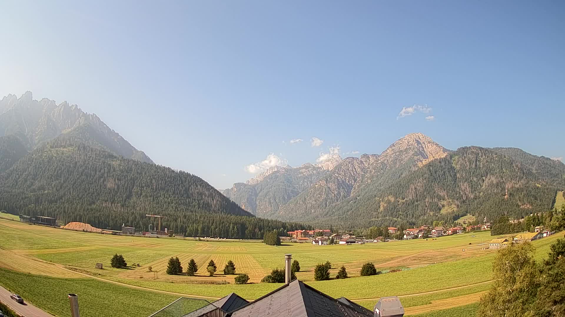 Webcam Toblach Dolomites – Vue depuis l’Hôtel Rosengarten