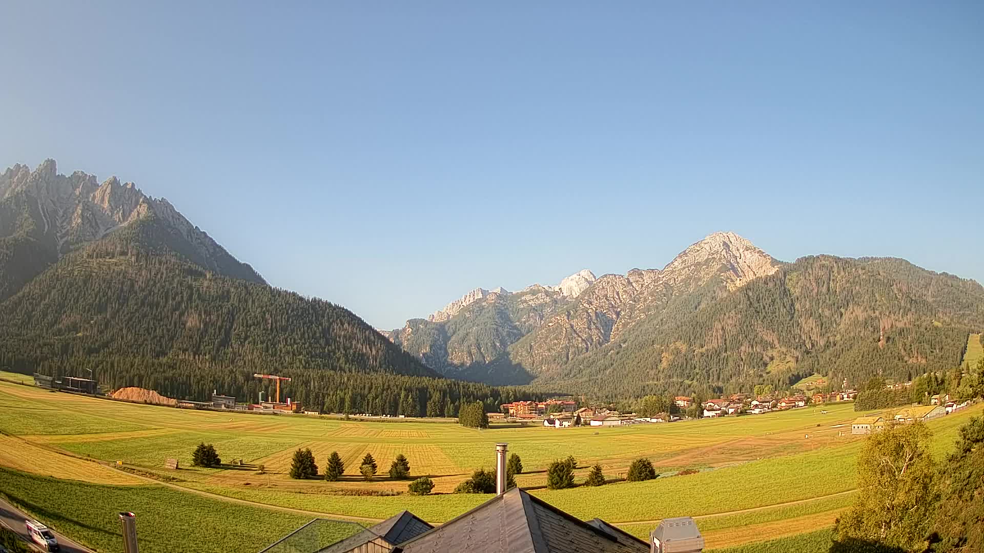 Webcam Toblach Dolomiten – Blick vom Hotel Rosengarten