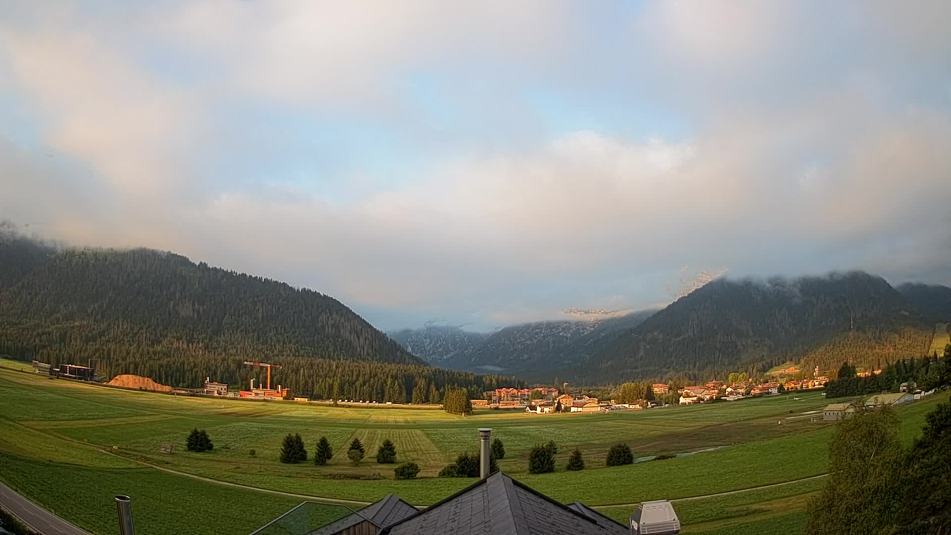 Webcam Toblach Dolomiten – Blick vom Hotel Rosengarten