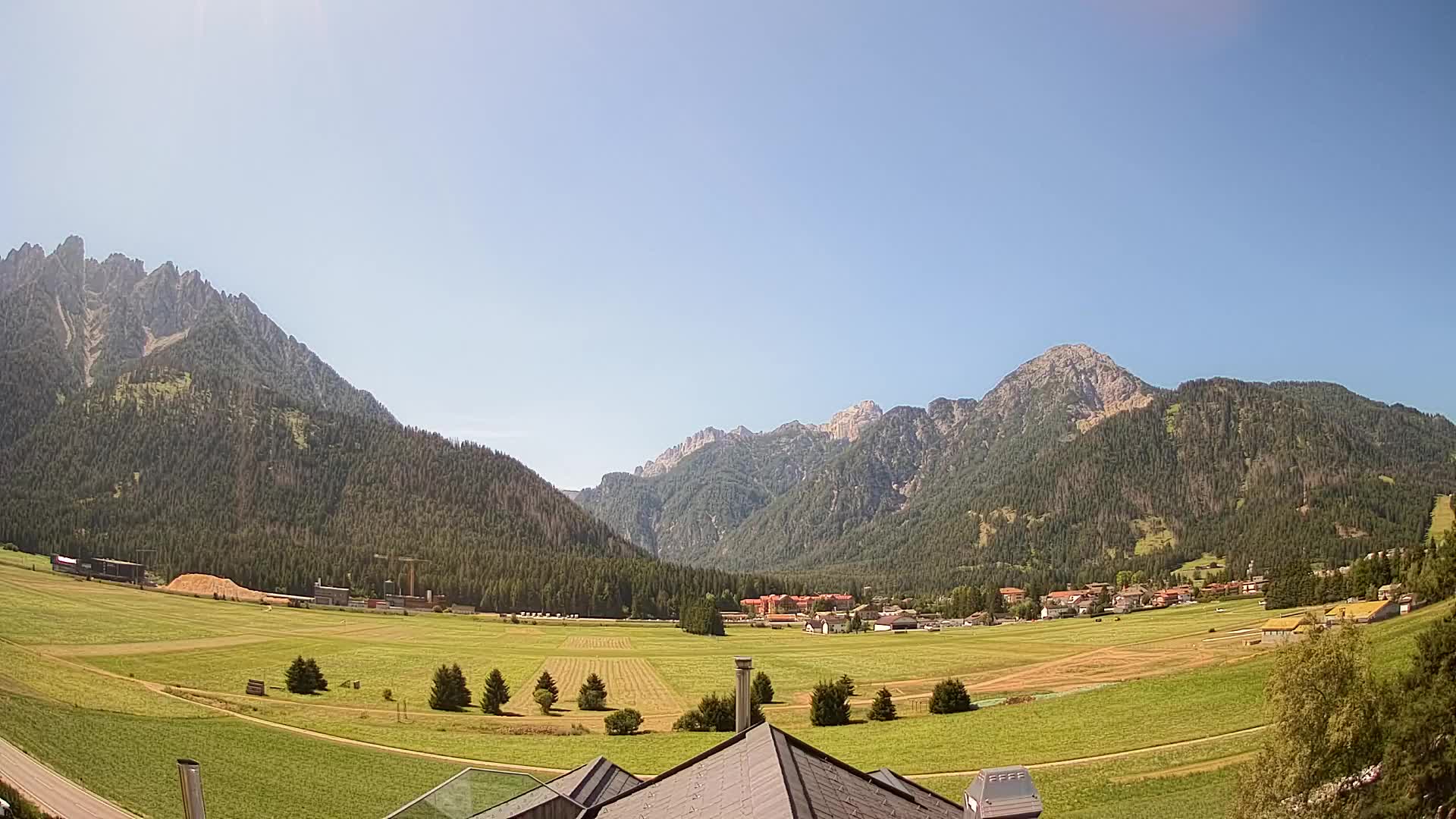 Webcam Toblach Dolomiten – Blick vom Hotel Rosengarten