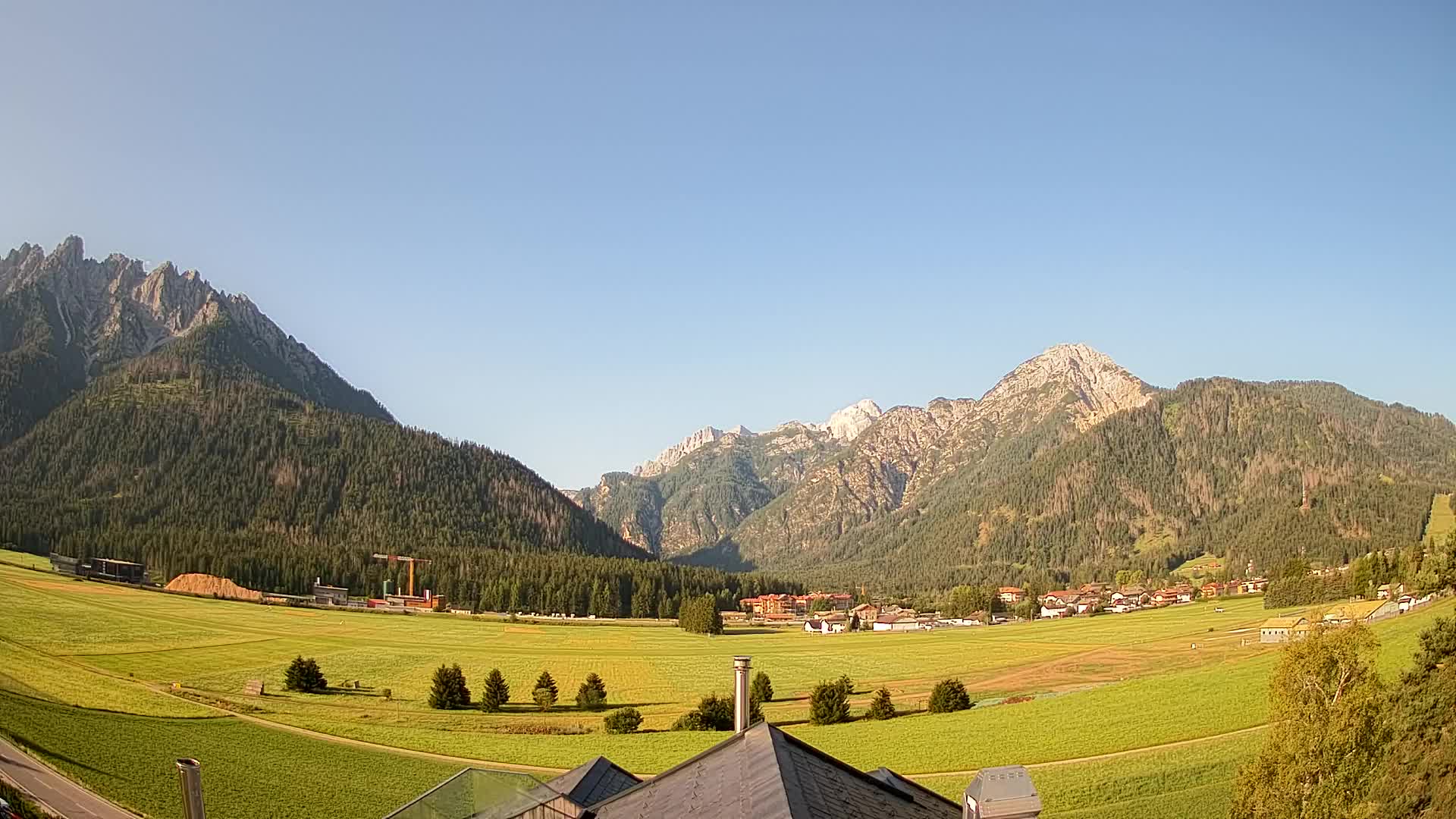 Webcam Toblach Dolomiten – Blick vom Hotel Rosengarten