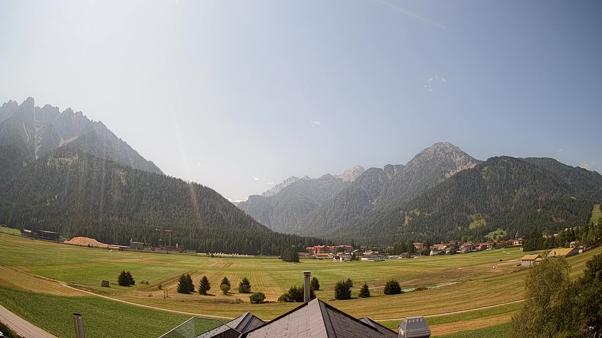 Webcam Toblach Dolomiten – Blick vom Hotel Rosengarten