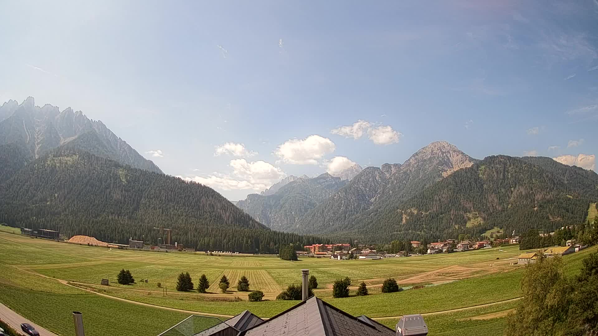 Webcam Toblach Dolomites – Vue depuis l’Hôtel Rosengarten